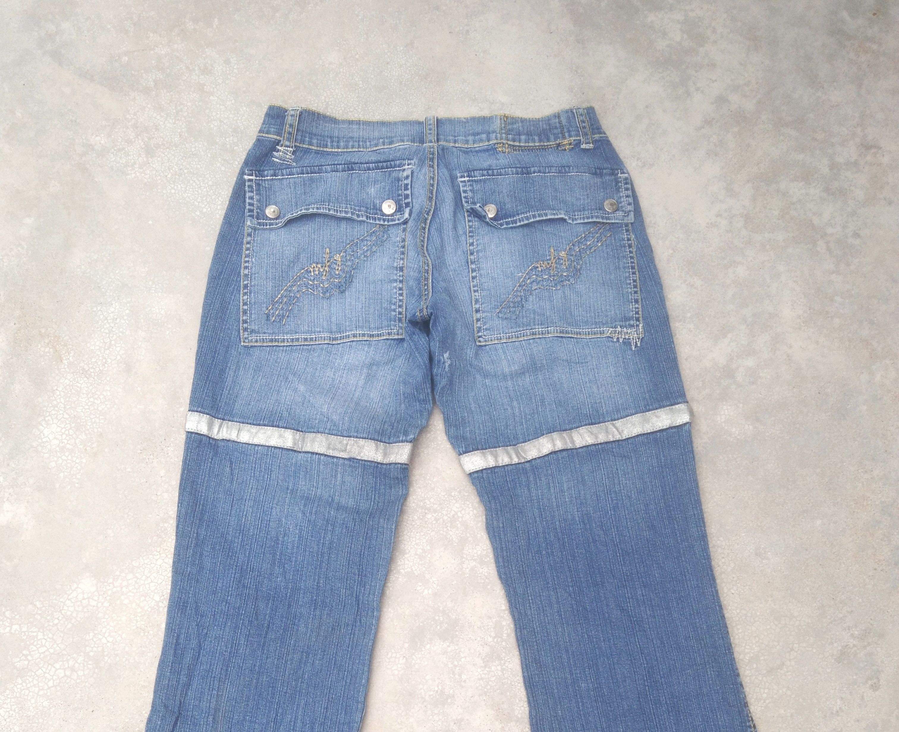Jean × Marithe + Francois Girbaud Embroidered Marithe Francois Girbaud Jeans 28x31.5 Size US 28 / EU 44 - 4 Thumbnail