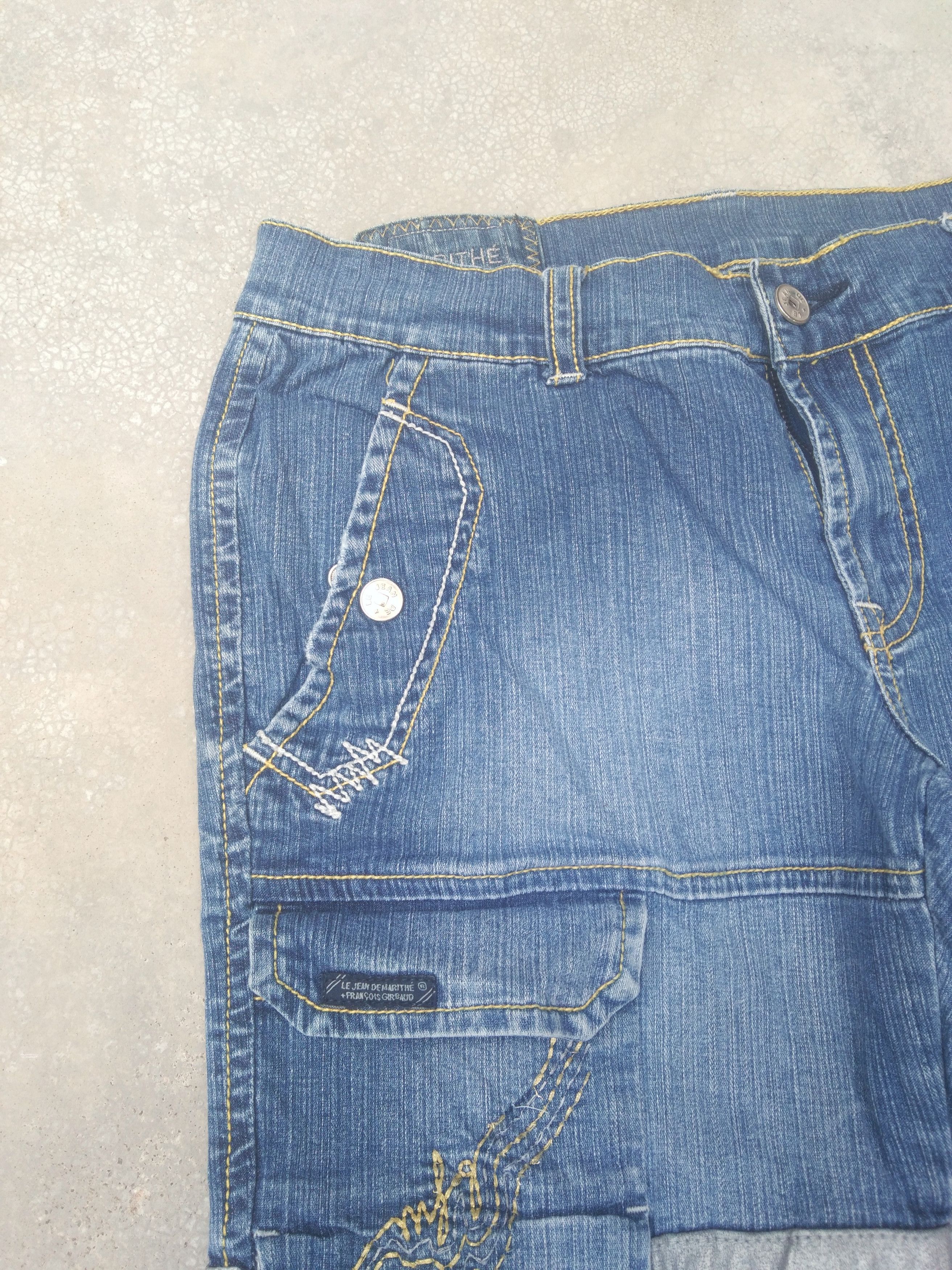 Jean × Marithe + Francois Girbaud Embroidered Marithe Francois Girbaud Jeans 28x31.5 Size US 28 / EU 44 - 6 Thumbnail