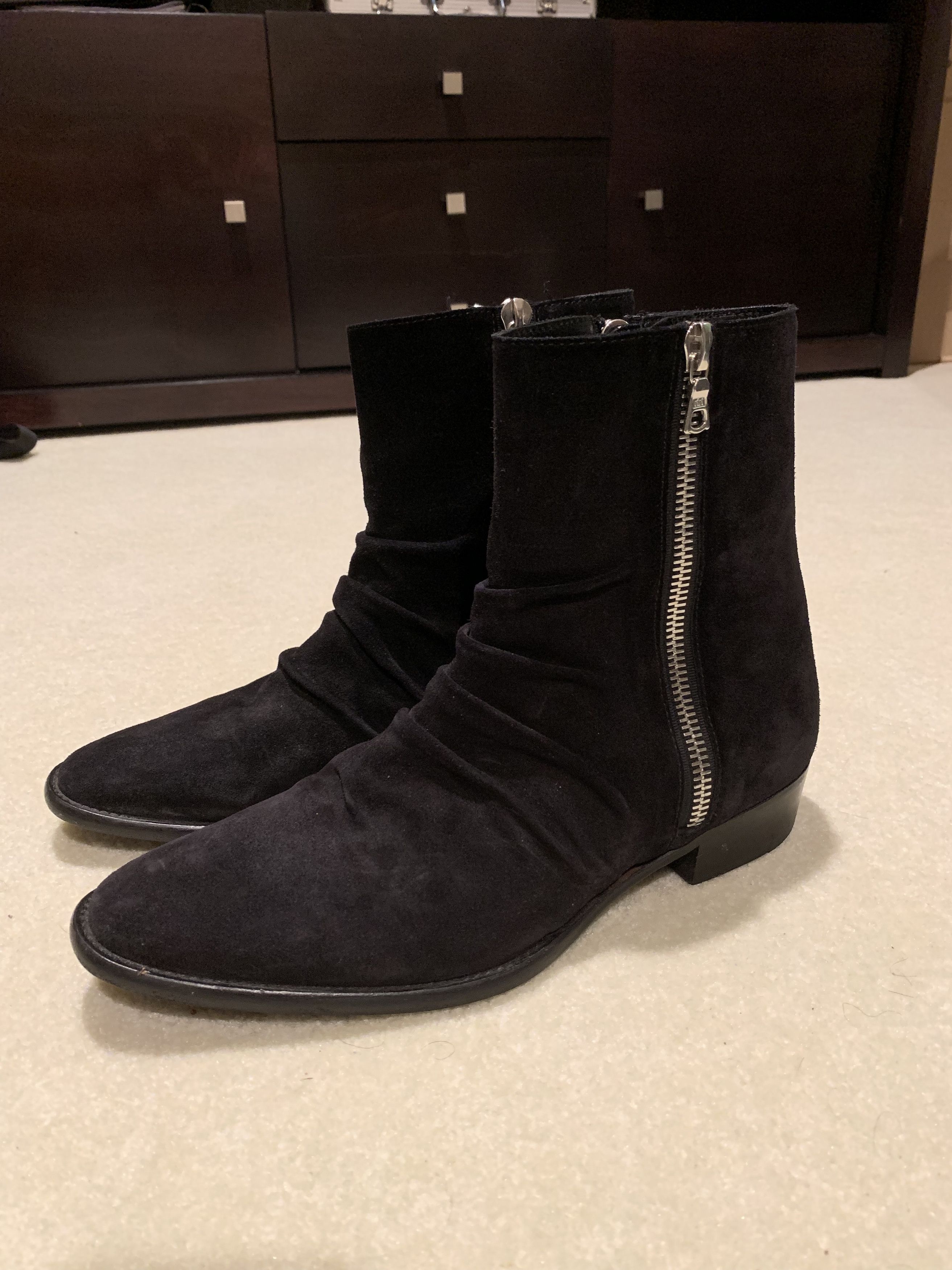 Amiri skinny hot sale stack boots