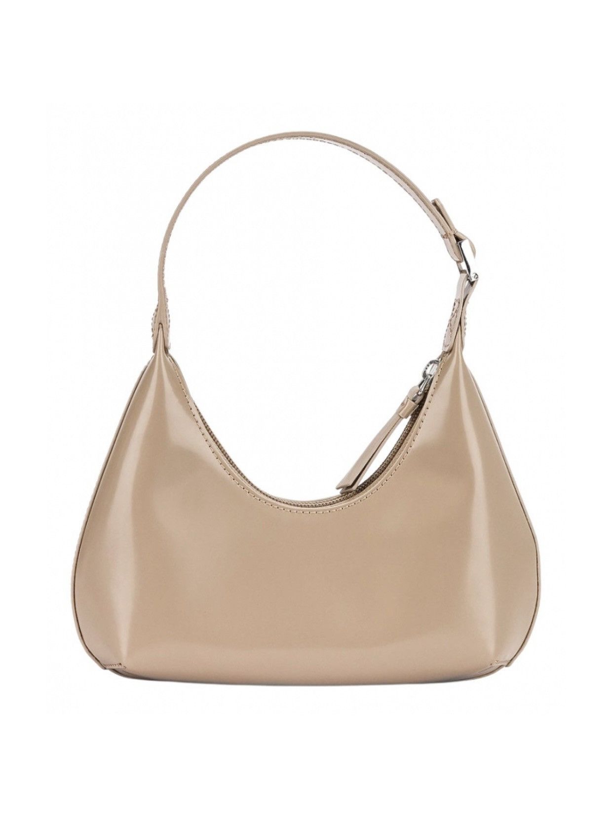 BY FAR Baby Amber Semi Patent Leather Bag