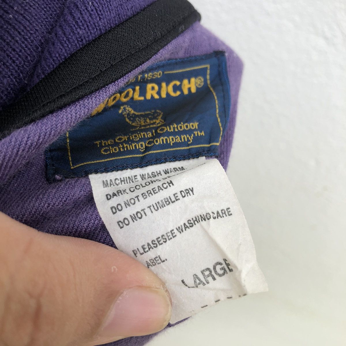 Woolrich Woolen Mills VELVET JACKET WOOLRICH PURPLE Size US L / EU 52-54 / 3 - 8 Thumbnail