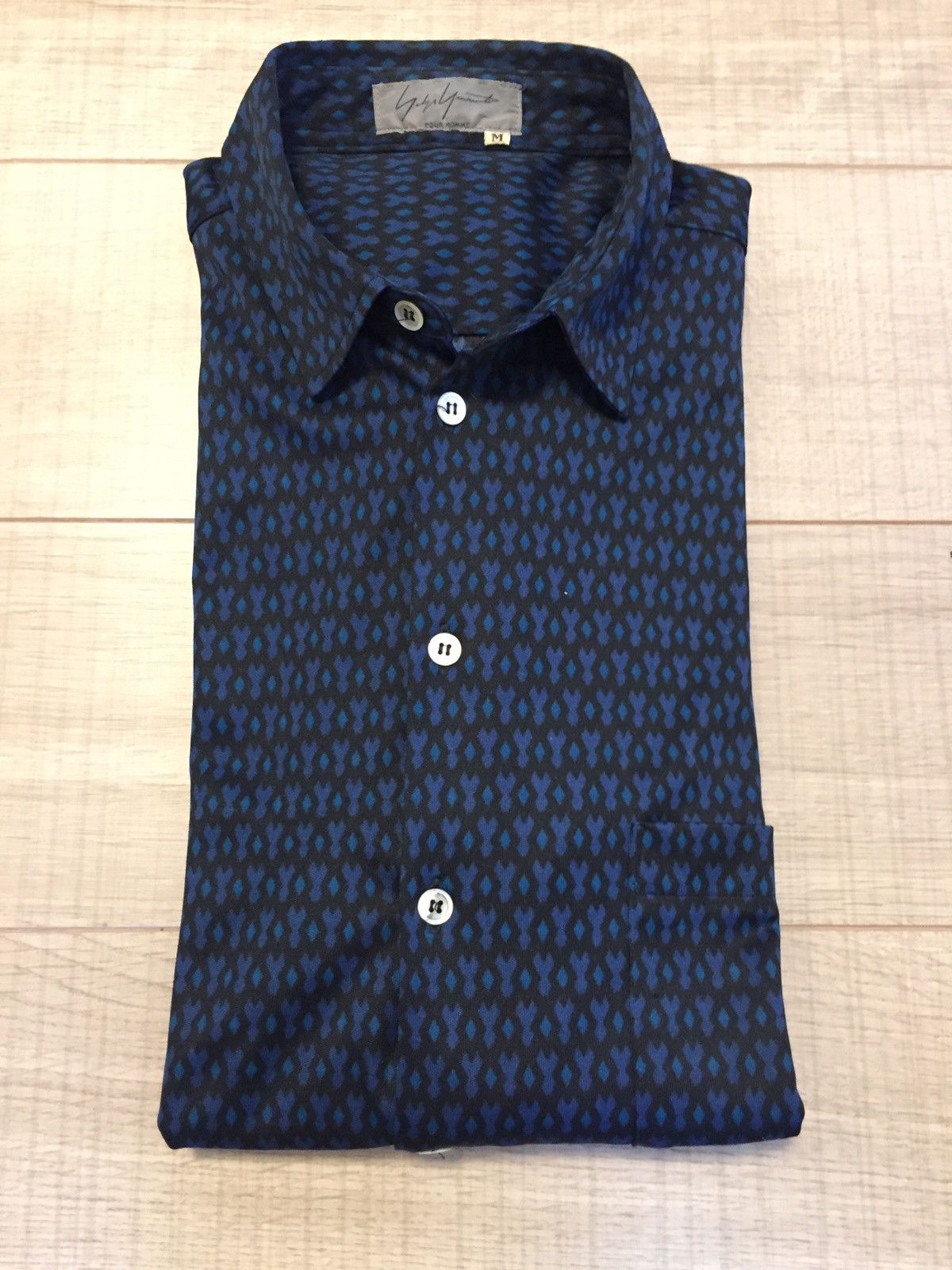 Yohji Yamamoto OG 80s Yohji Yamamoto Pour Home Button Down Shirt Size US M / EU 48-50 / 2 - 1 Thumbnail