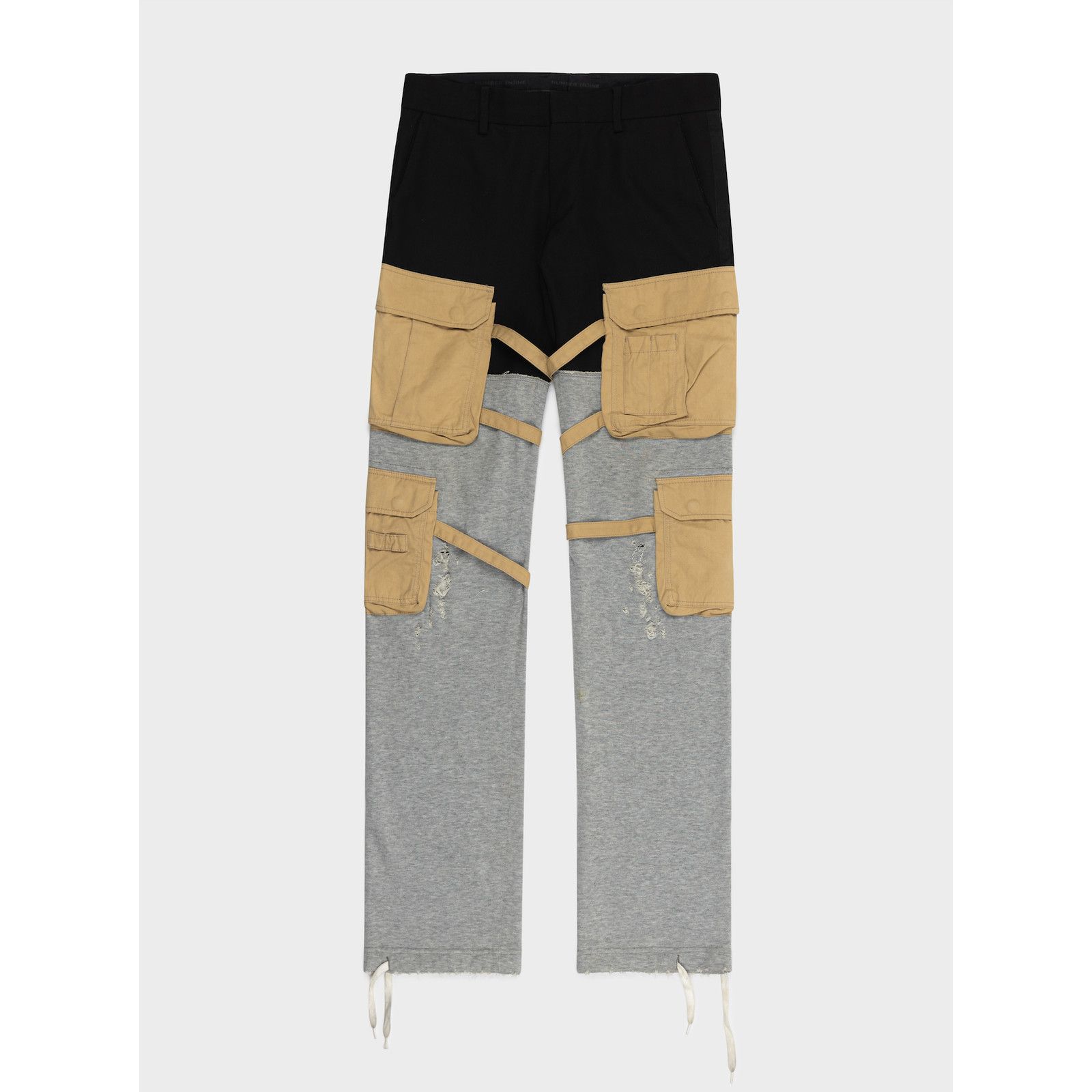image of Number N Ine Aw05 'the High Streets' Cargo Pants in Grey, Men's (Size 32)