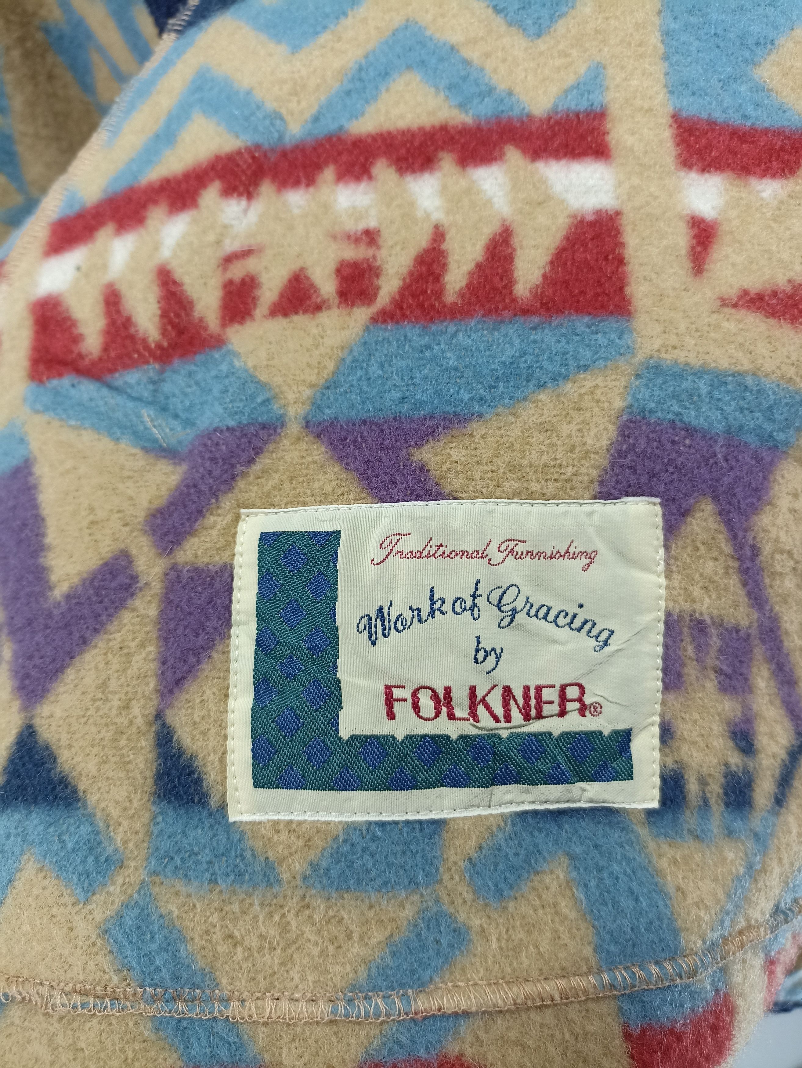 Japanese Brand × Native × Vintage Vintage Folkner native Navajo Wool Cloaks Hoodie Size US M / EU 48-50 / 2 - 5 Thumbnail