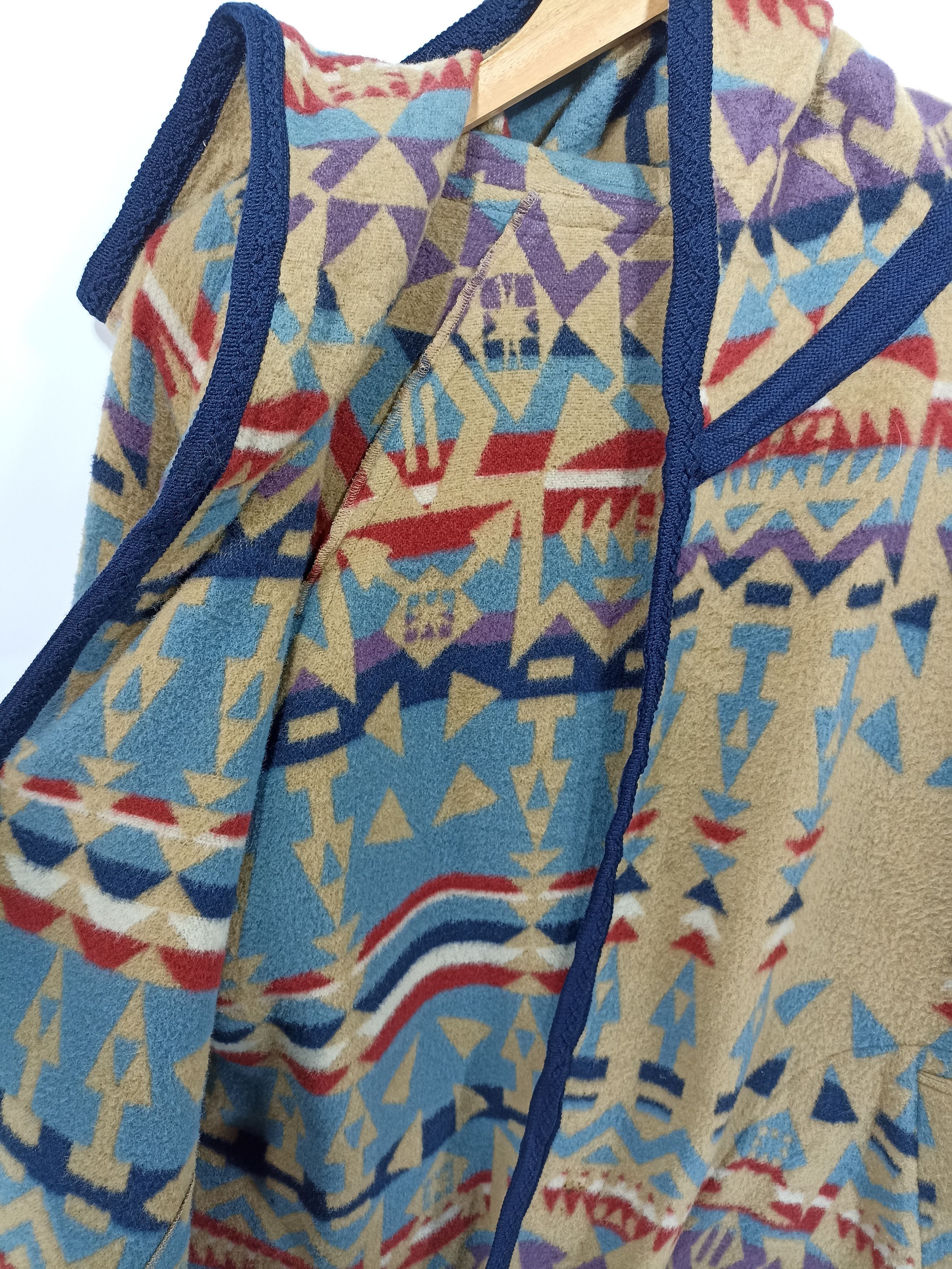 Japanese Brand × Native × Vintage Vintage Folkner native Navajo Wool Cloaks Hoodie Size US M / EU 48-50 / 2 - 4 Thumbnail
