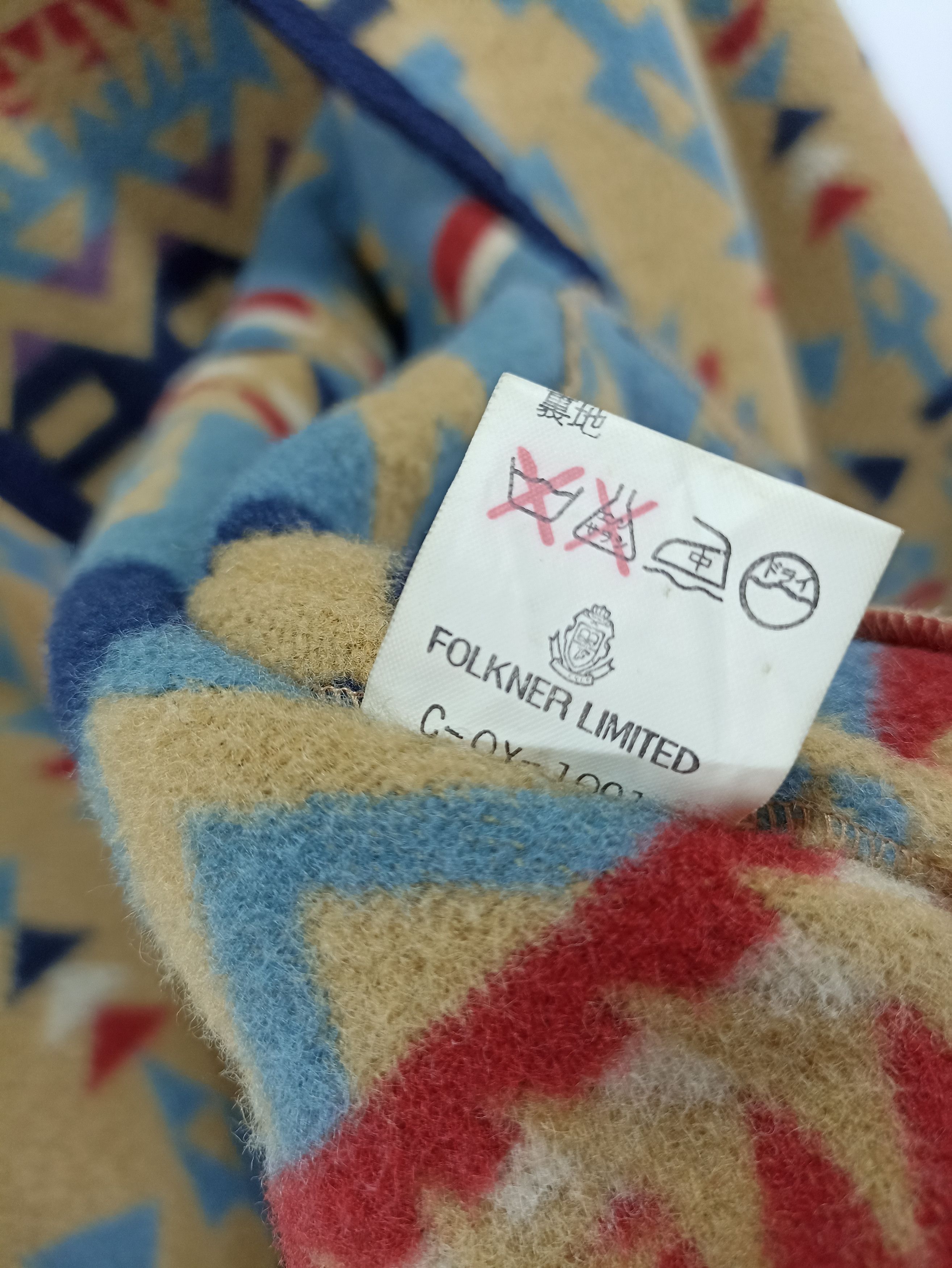 Japanese Brand × Native × Vintage Vintage Folkner native Navajo Wool Cloaks Hoodie Size US M / EU 48-50 / 2 - 7 Thumbnail