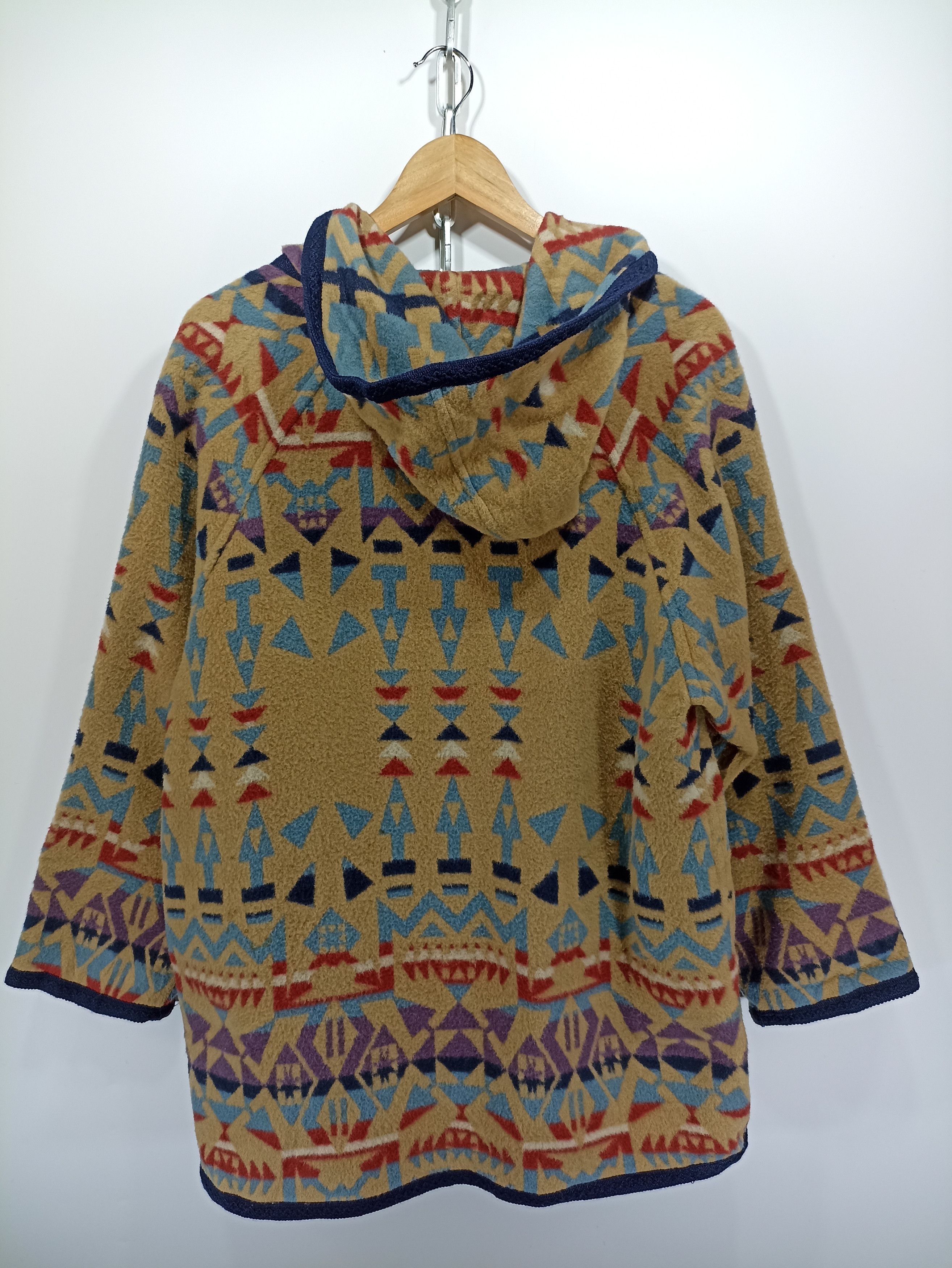 Japanese Brand × Native × Vintage Vintage Folkner native Navajo Wool Cloaks Hoodie Size US M / EU 48-50 / 2 - 8 Thumbnail