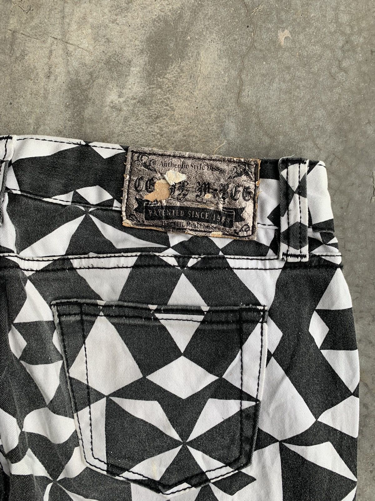 Japanese Brand JapaneseBrand Cecil McBee Full Printed Skinny Fit Pant Size US 28 / EU 44 - 3 Thumbnail