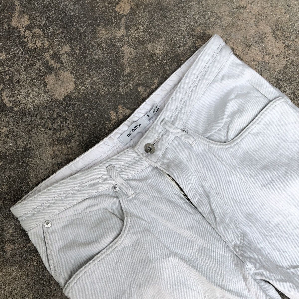Japanese Brand × Nonnative 🔥Rare🔥🇯🇵Vintage Nonnative White Slim Fit Denim Jeans Size US 32 / EU 48 - 11 Thumbnail