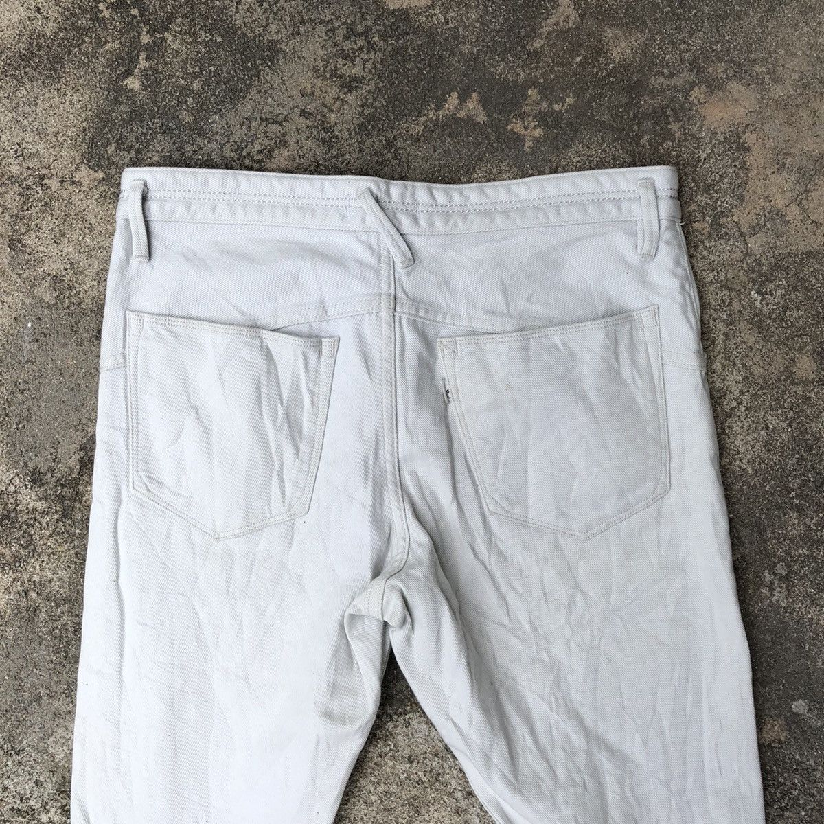 Japanese Brand × Nonnative 🔥Rare🔥🇯🇵Vintage Nonnative White Slim Fit Denim Jeans Size US 32 / EU 48 - 6 Thumbnail