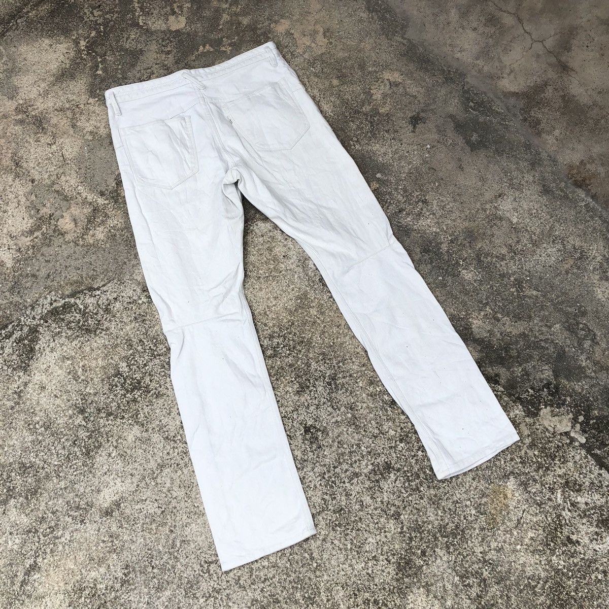 Japanese Brand × Nonnative 🔥Rare🔥🇯🇵Vintage Nonnative White Slim Fit Denim Jeans Size US 32 / EU 48 - 5 Thumbnail