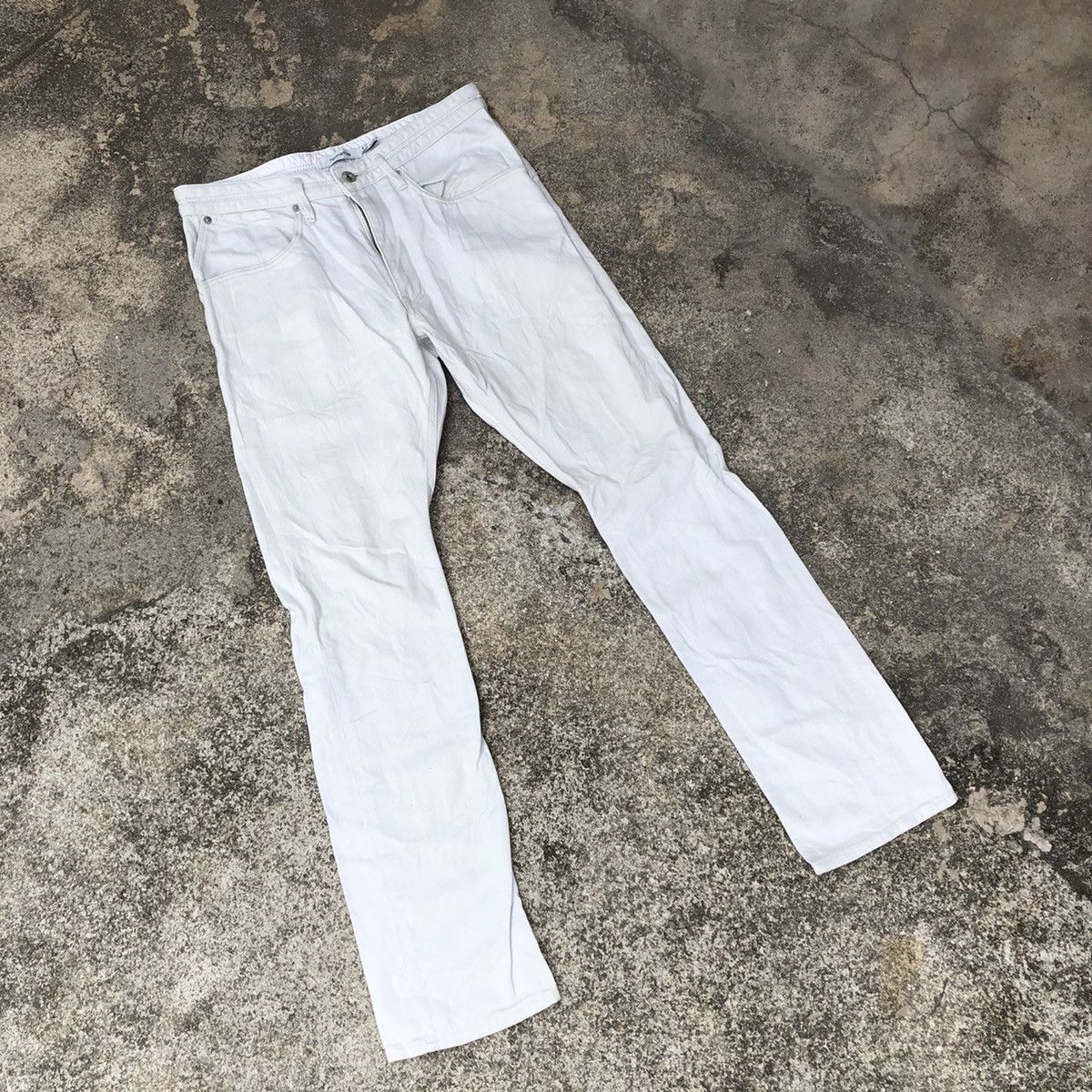 Japanese Brand × Nonnative 🔥Rare🔥🇯🇵Vintage Nonnative White Slim Fit Denim Jeans Size US 32 / EU 48 - 1 Thumbnail