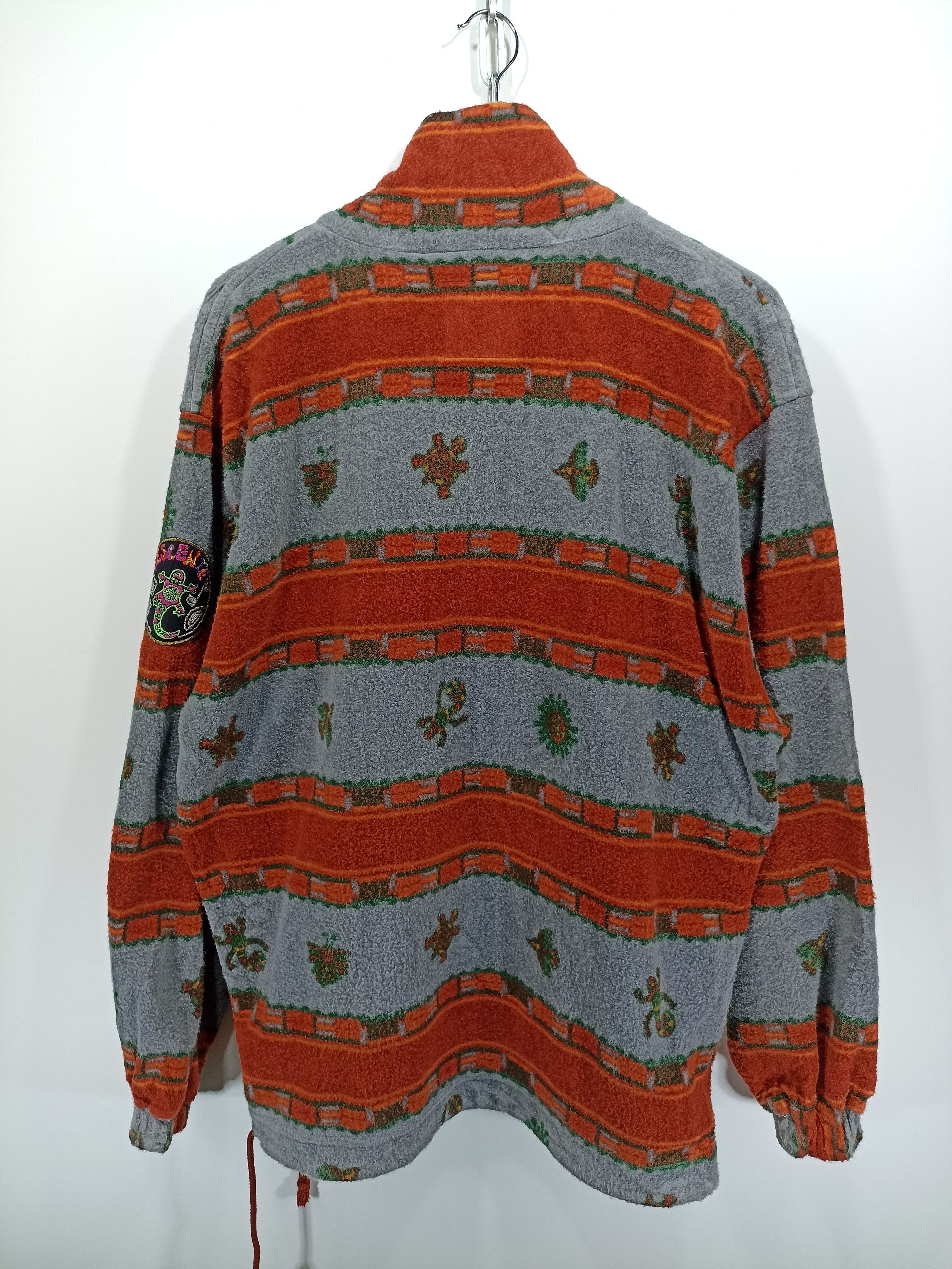 Japanese Brand × Vintage Vintage Descente Fleece Printed Sweatshirts Size US L / EU 52-54 / 3 - 7 Thumbnail