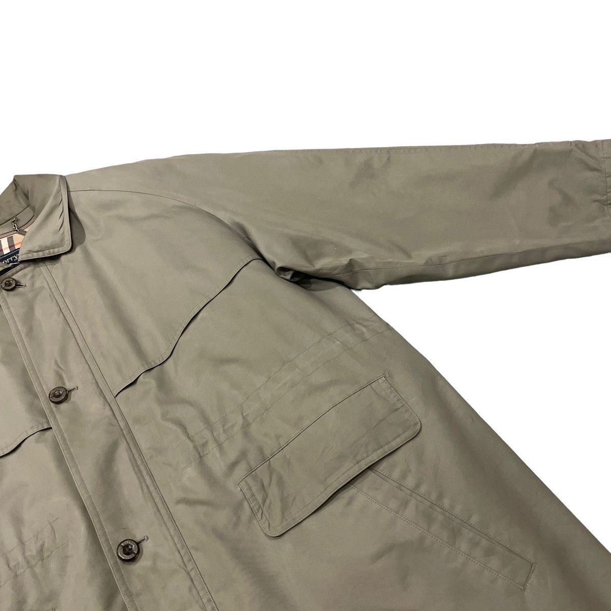 Burberry Vintage Burberry Prorsum Novacheck Lining Overcoat Jacket Size US L / EU 52-54 / 3 - 9 Thumbnail