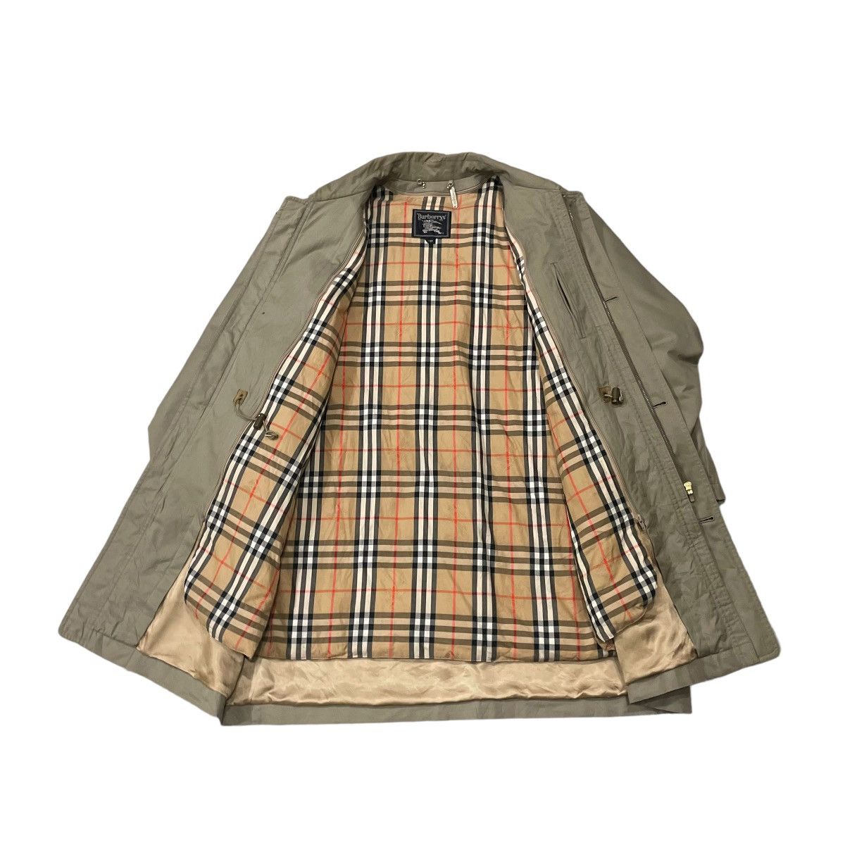 Burberry Vintage Burberry Prorsum Novacheck Lining Overcoat Jacket Size US L / EU 52-54 / 3 - 17 Thumbnail