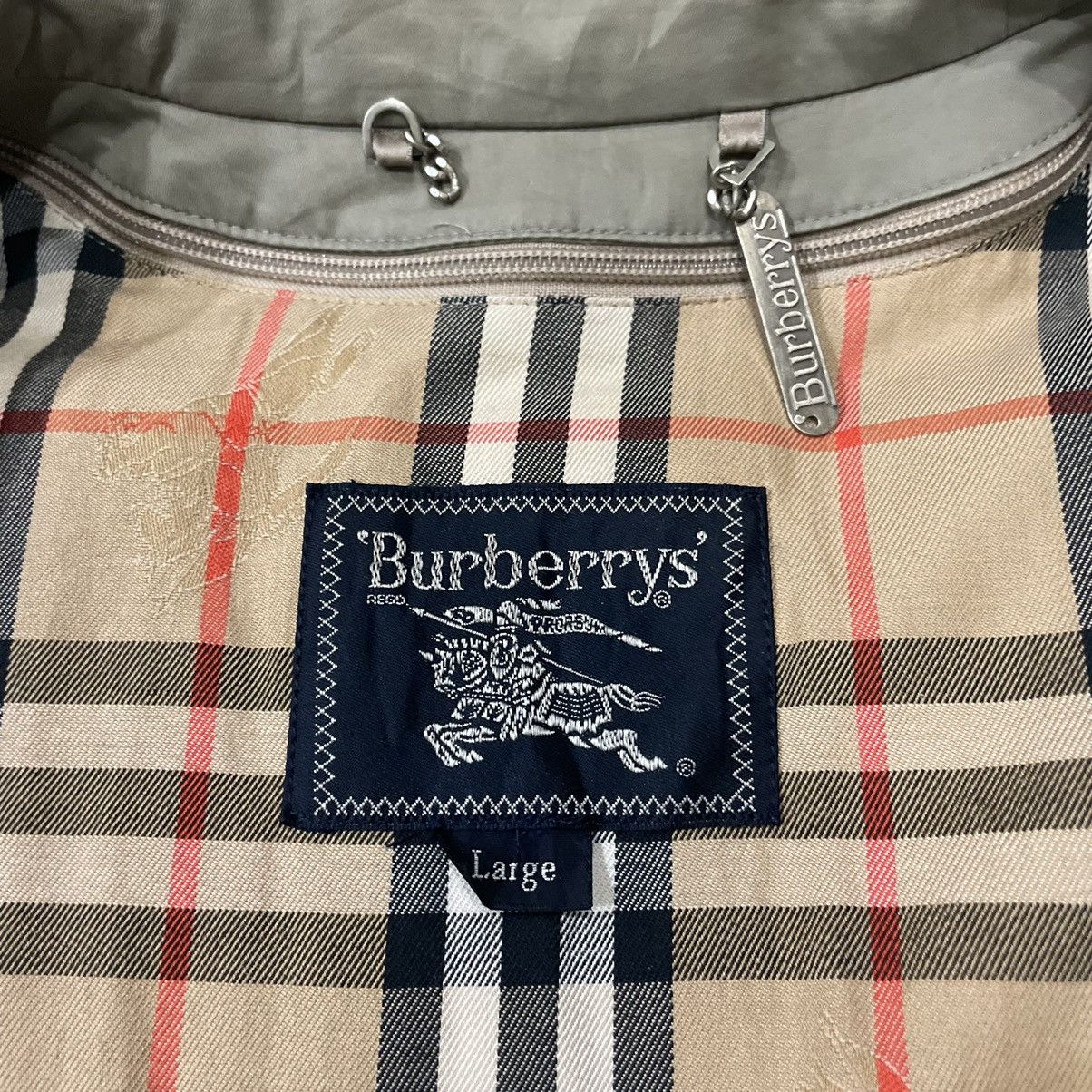 Burberry Vintage Burberry Prorsum Novacheck Lining Overcoat Jacket Size US L / EU 52-54 / 3 - 18 Thumbnail