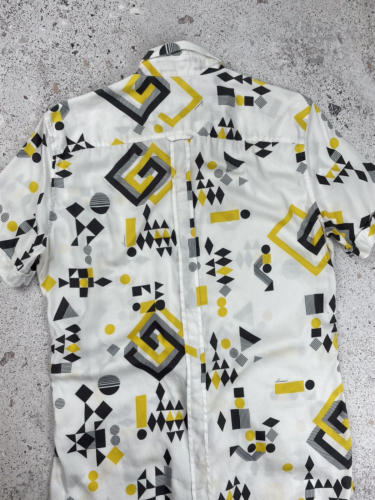 Gucci × Vintage Vintage Gucci Short Sleeve Shirt Size US S / EU 44-46 / 1 - 12 Thumbnail