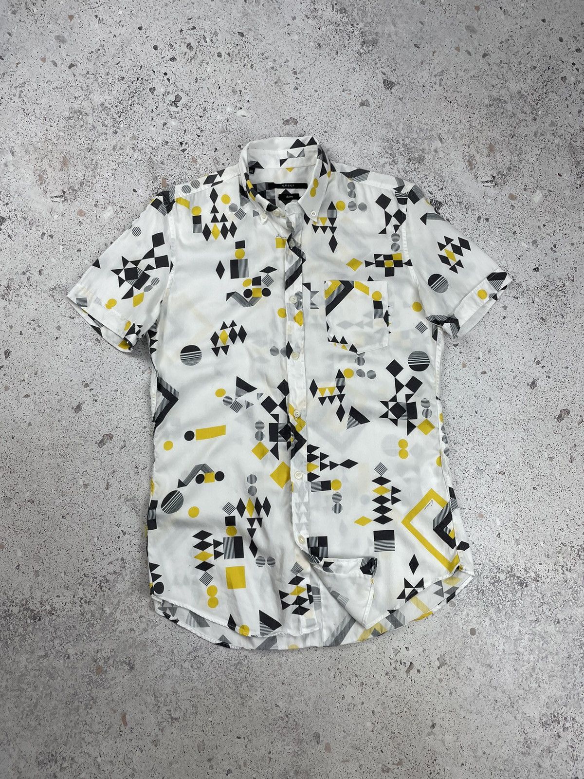 Gucci × Vintage Vintage Gucci Short Sleeve Shirt Size US S / EU 44-46 / 1 - 1 Thumbnail