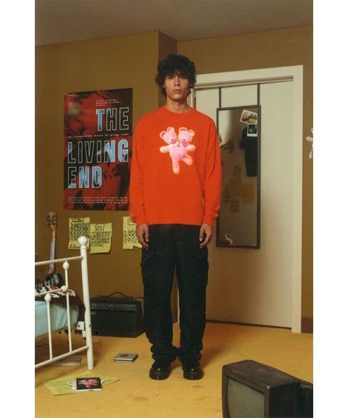 Marc Jacobs "Double-Headed Teddy" Long Sleeve Tee Size US L / EU 52-54 / 3 - 3 Thumbnail