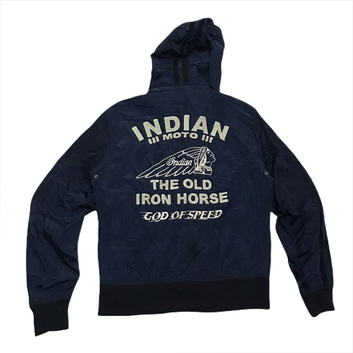 Indian Motercycles × Racing Indian motorcycle jacket hooded | Grailed