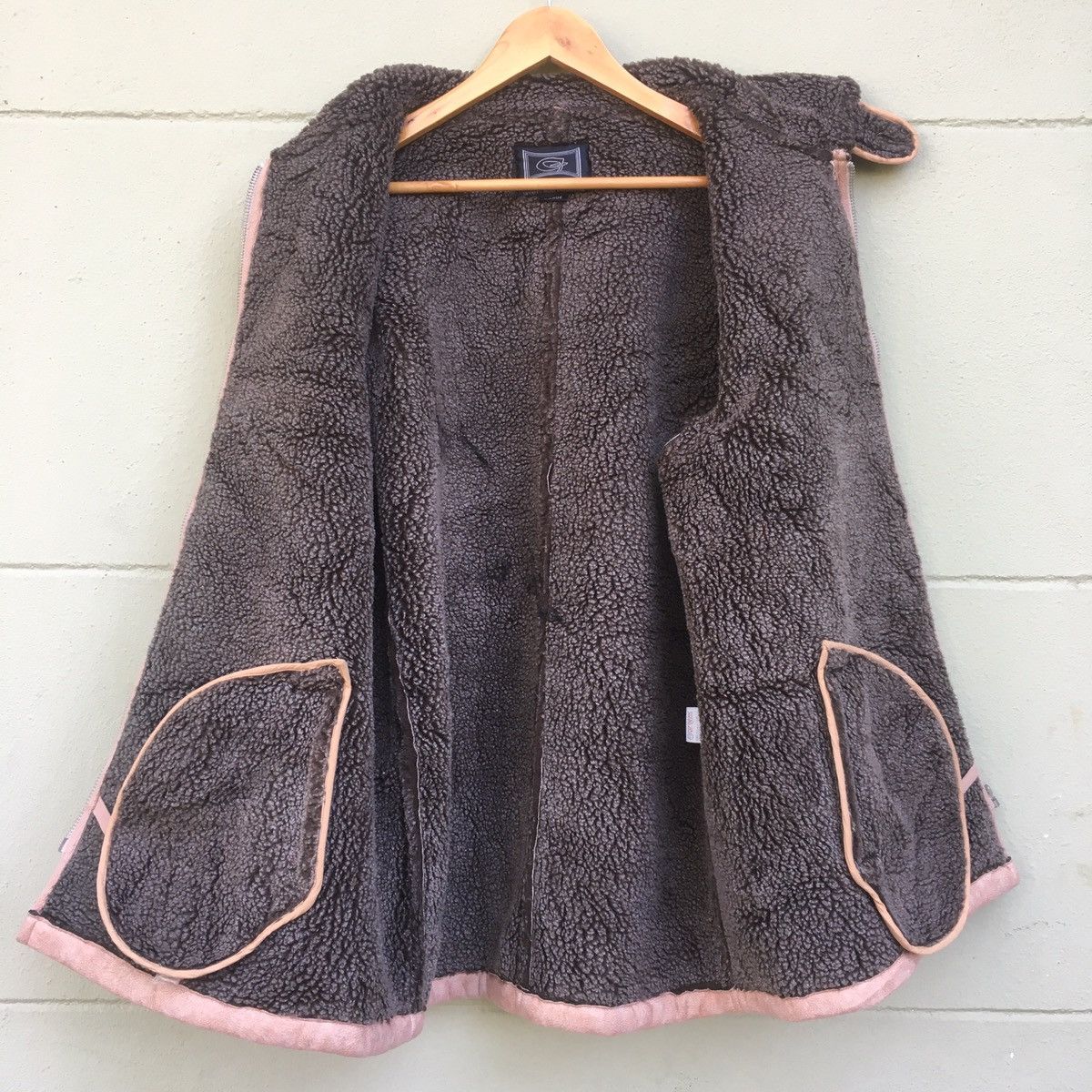 Japanese Brand Japanese Brand Outdoor Sherpa Shearling Jacket Size US L / EU 52-54 / 3 - 3 Thumbnail