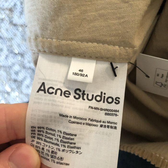 Acne Studios Acne Studios Corduroy Overshirt | Grailed