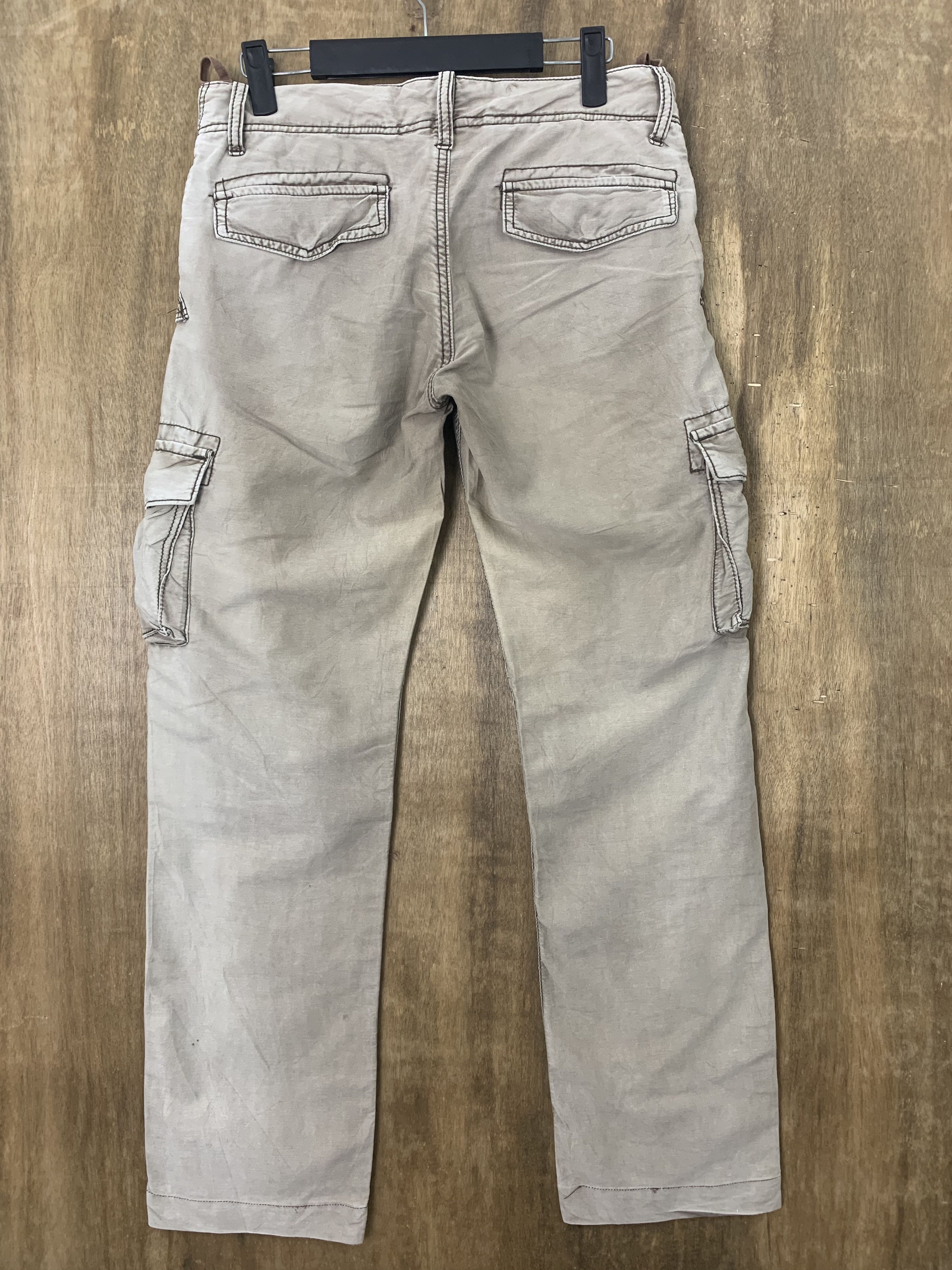 Japanese Brand Cargo Pants Honeysuckle Rose Vintage Mulitpocket Faded Size US 29 - 6 Thumbnail