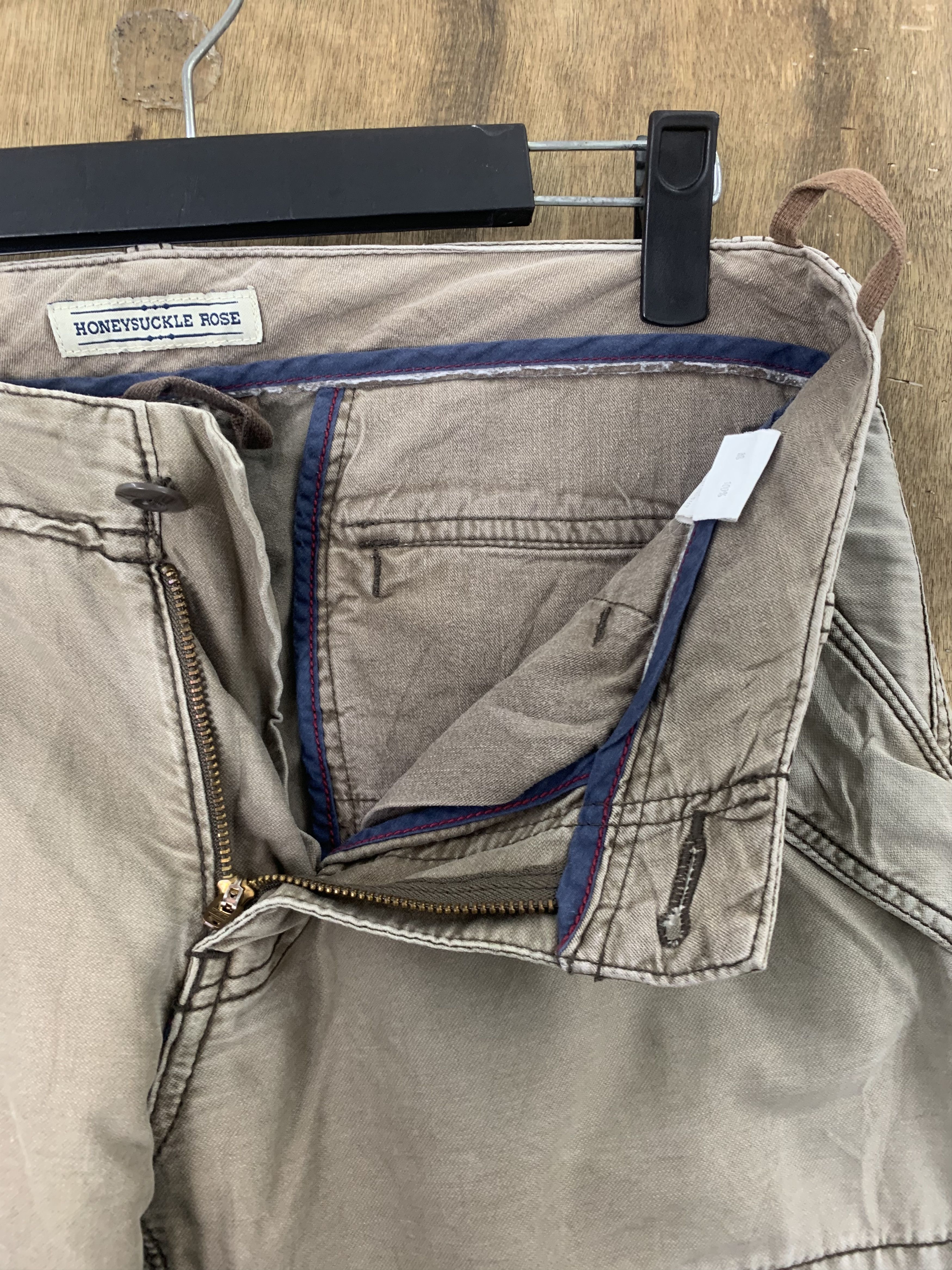 Japanese Brand Cargo Pants Honeysuckle Rose Vintage Mulitpocket Faded Size US 29 - 5 Thumbnail