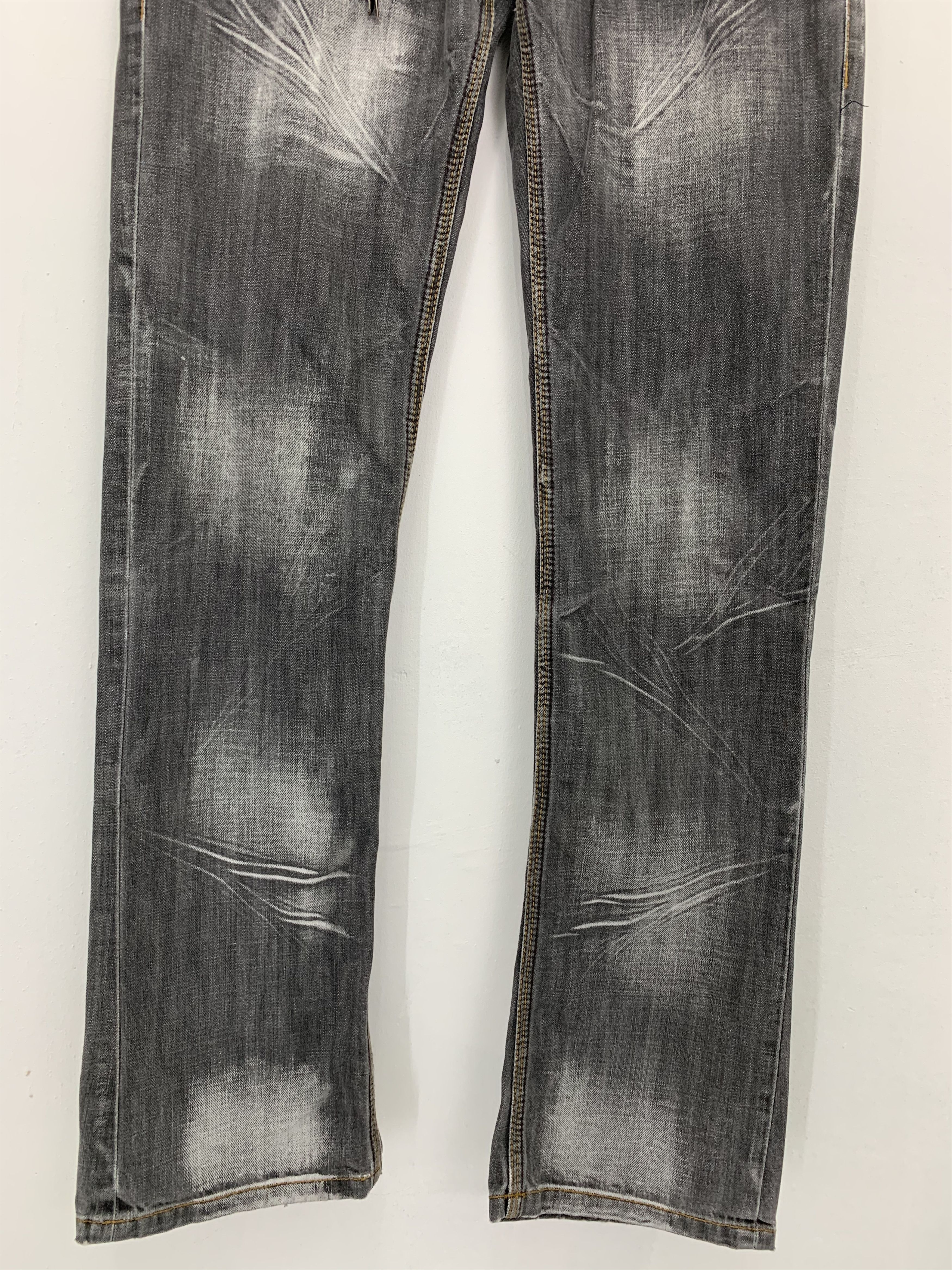 HIDEAWAYS Denim HIDEWAYS NICOLE Biker Faded Grey Multipocket Pants Size US 29 - 5 Thumbnail