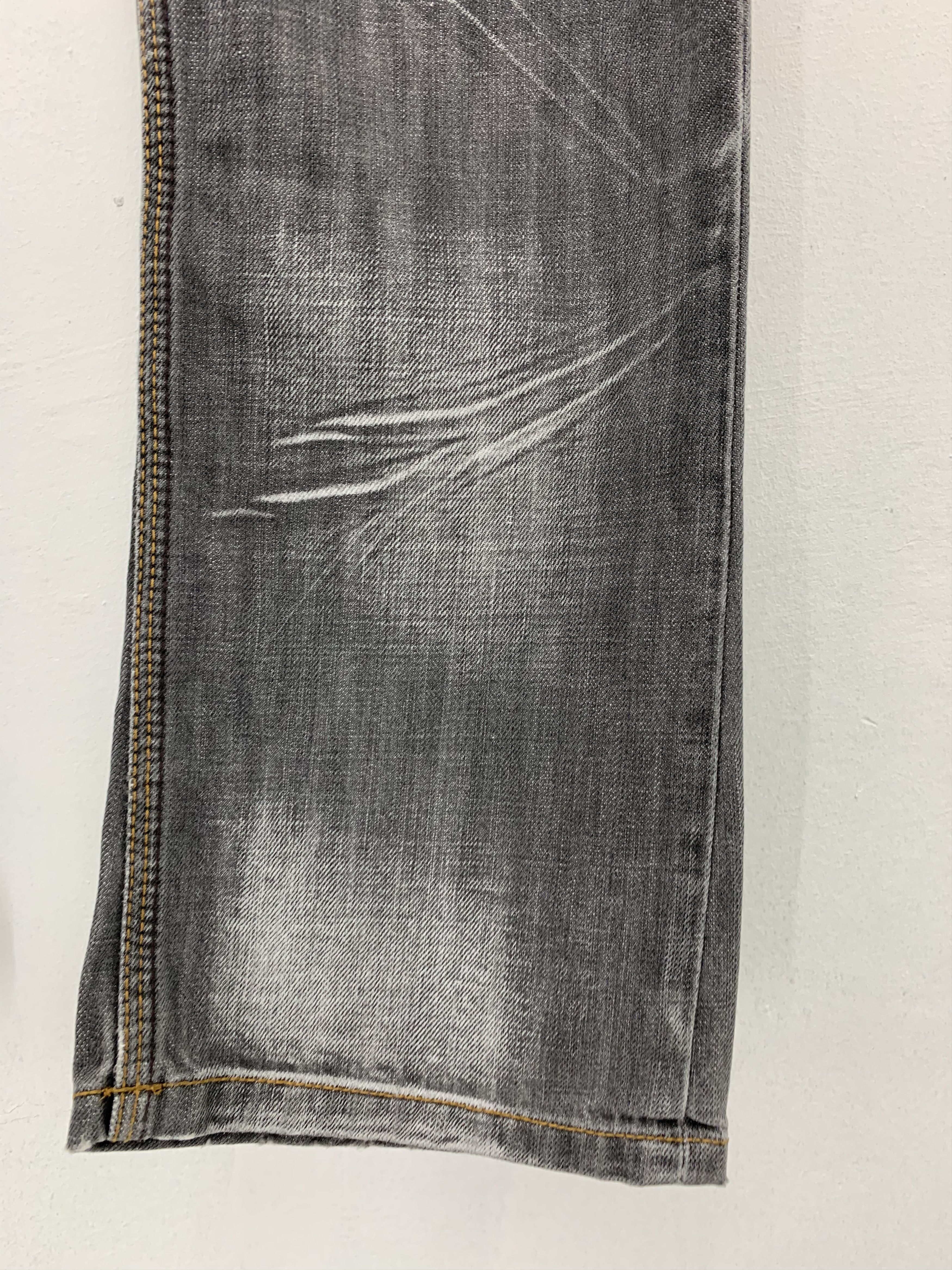 HIDEAWAYS Denim HIDEWAYS NICOLE Biker Faded Grey Multipocket Pants Size US 29 - 7 Thumbnail