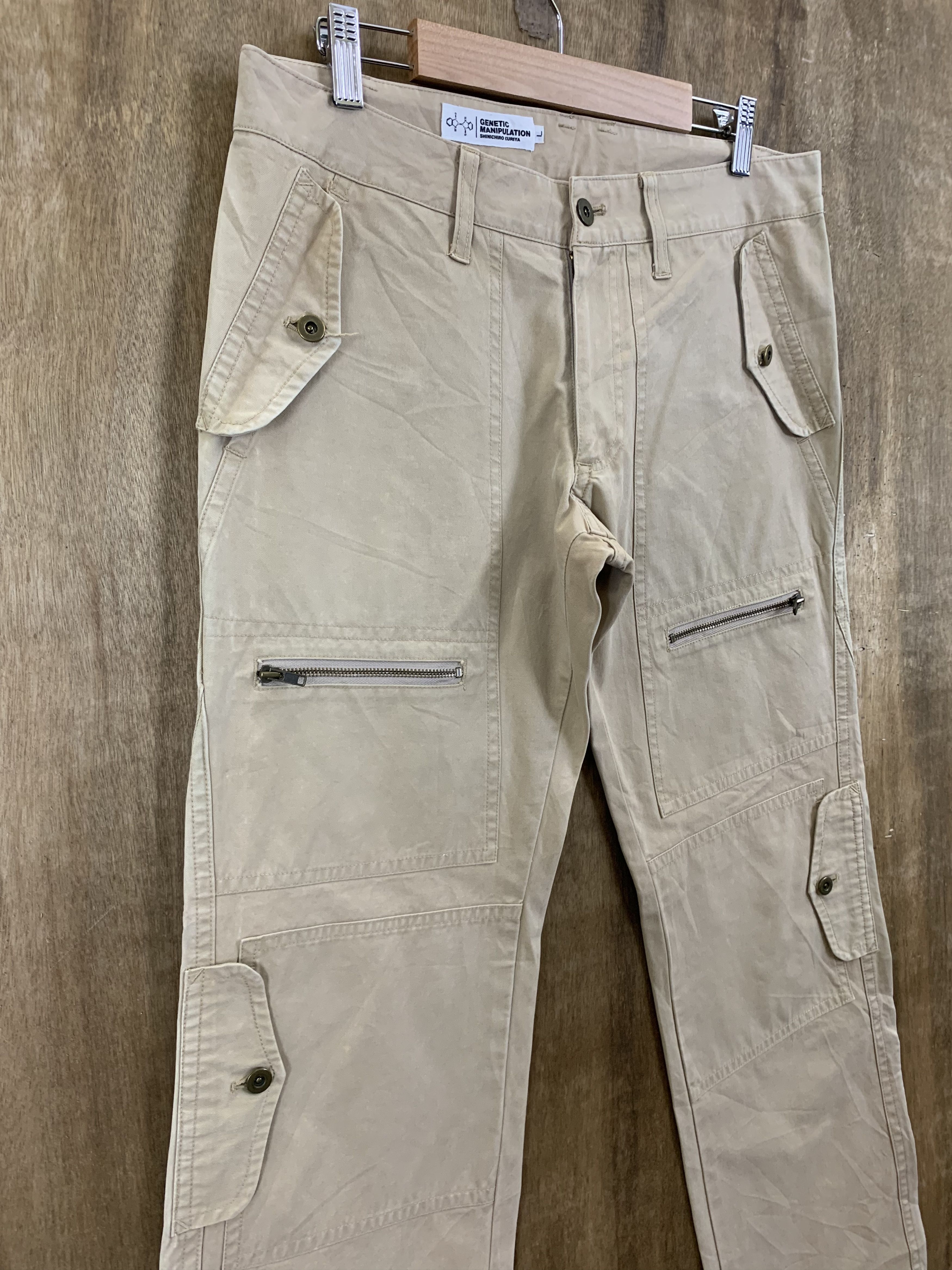 If Six Was Nine Genetic Manipulation Cargo Pants Double Knee Multipocket Size US 31 - 8 Thumbnail
