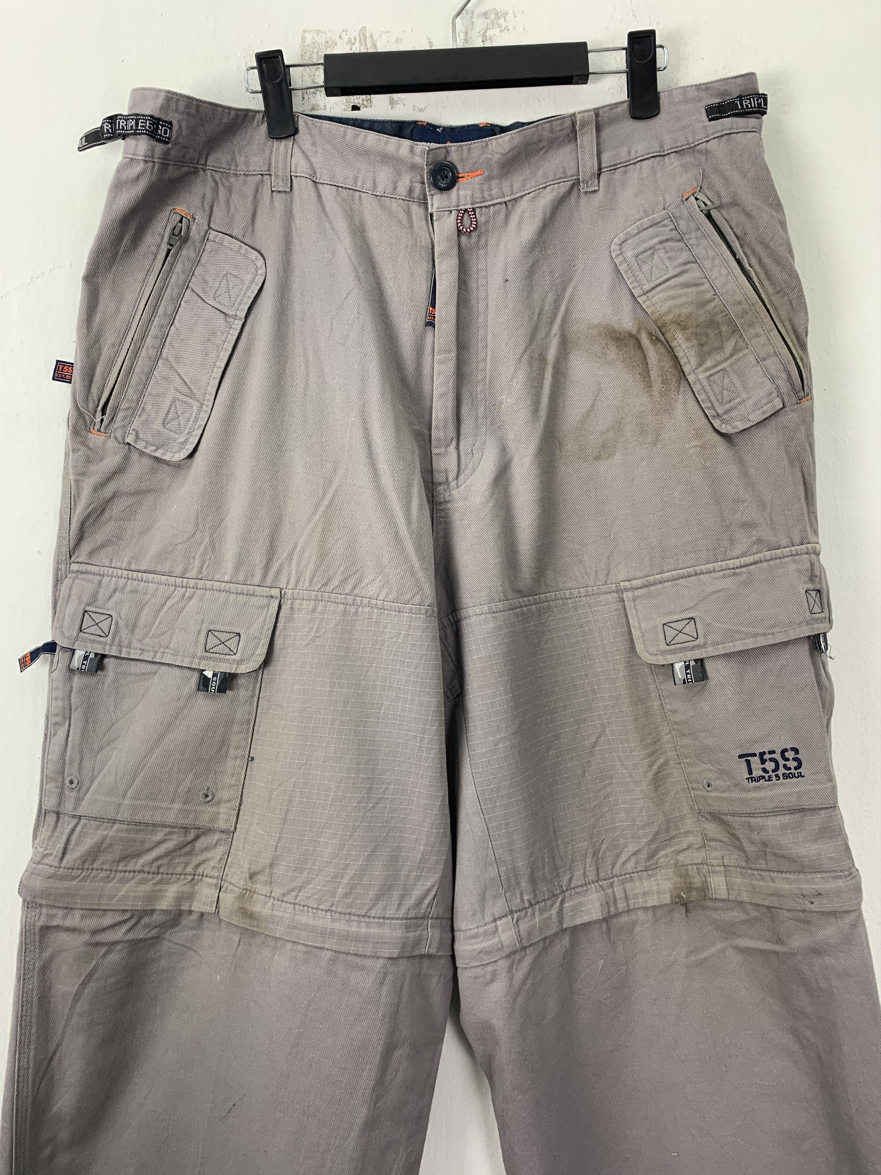 Triple 5 Soul Cargo Triple Five Soul Multipocket Utility Pants #125 Size US 34 / EU 50 - 2 Thumbnail