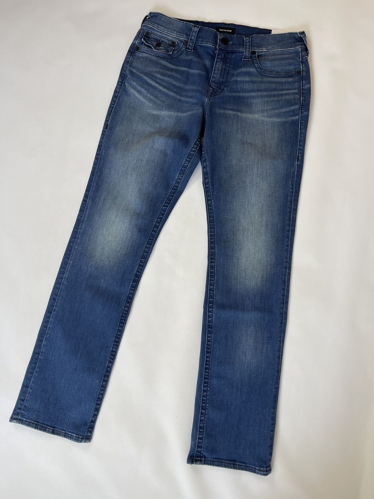 True Religion True Religion relaxed straight Ricky flap sn denim jeans Size US 34 / EU 50 - 4 Thumbnail