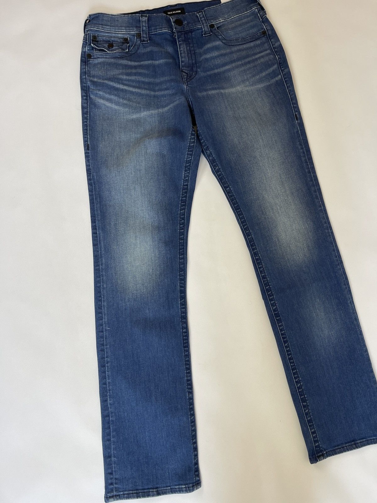 True Religion True Religion relaxed straight Ricky flap sn denim jeans Size US 34 / EU 50 - 14 Thumbnail