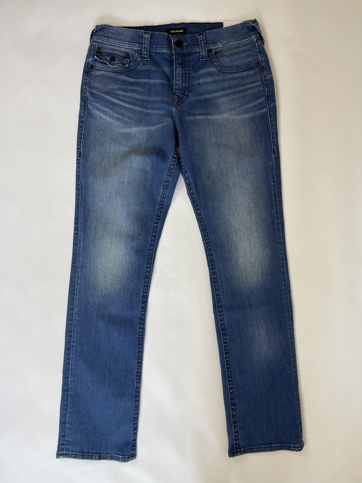 True Religion True Religion relaxed straight Ricky flap sn denim jeans Size US 34 / EU 50 - 3 Thumbnail