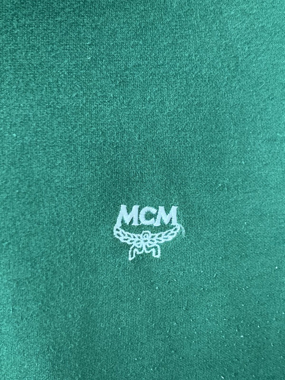 Designer Vintage MCM Ringer Green Crewneck Sweatshirt Size US M / EU 48-50 / 2 - 4 Thumbnail