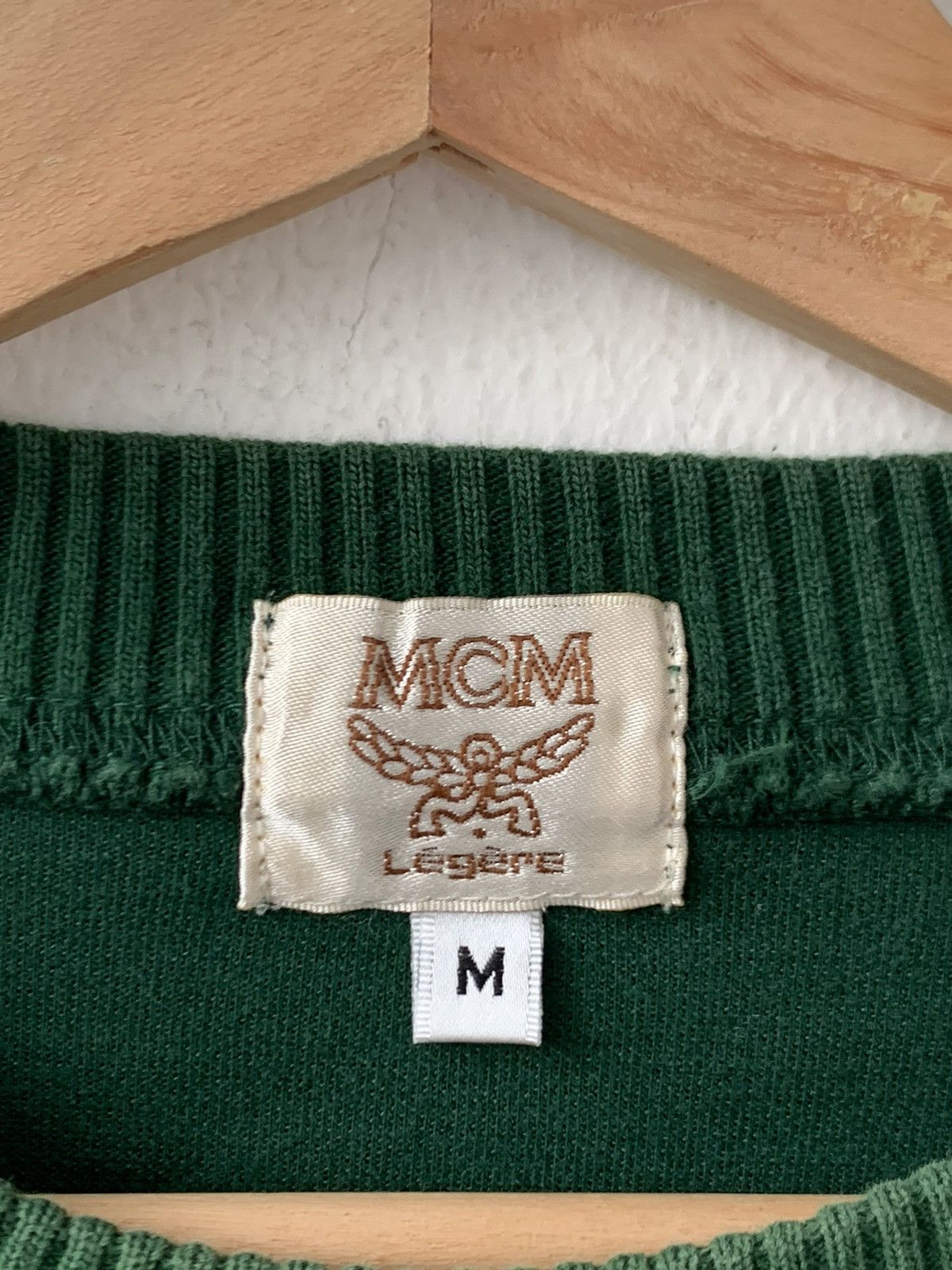 Designer Vintage MCM Ringer Green Crewneck Sweatshirt Size US M / EU 48-50 / 2 - 5 Thumbnail