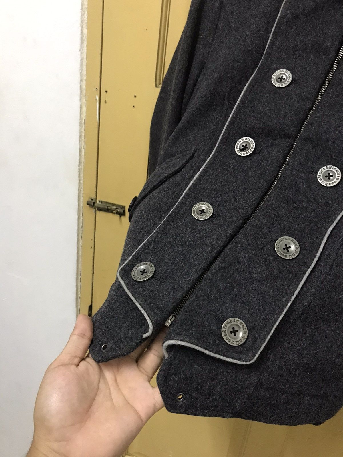 Japanese Brand PPFM Seditionaries Rock/Punk Wool Jackets Size S / US 4 / IT 40 - 12 Thumbnail