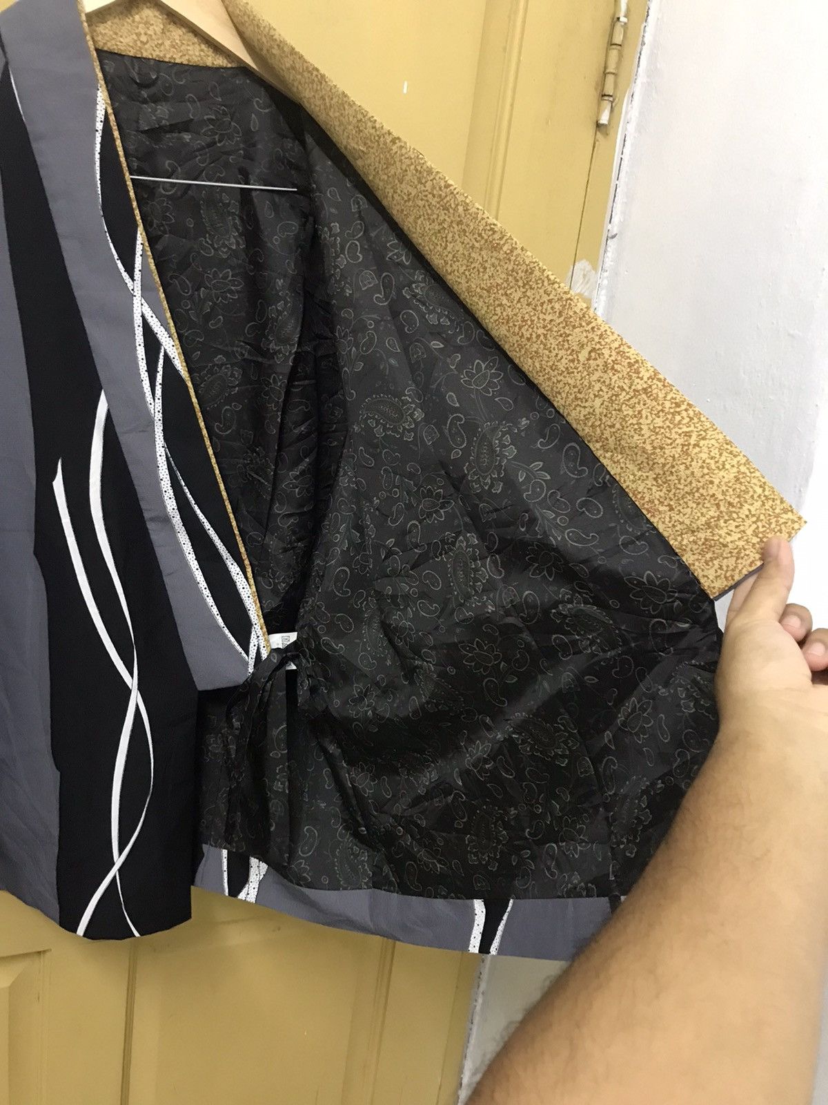 Japanese Brand Nice❗️Unknown Striped Kimono Made in Japan Size US M / EU 48-50 / 2 - 13 Thumbnail