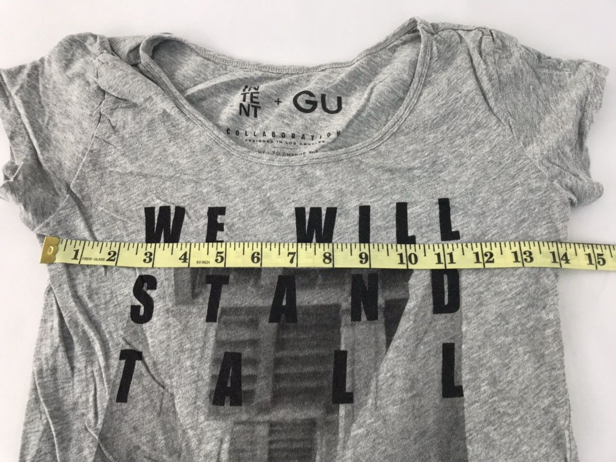 Japanese Brand Vintage Japanese Brand We Will Stand Tall Intent Printed Tee Size XS / US 0-2 / IT 36-38 - 5 Thumbnail