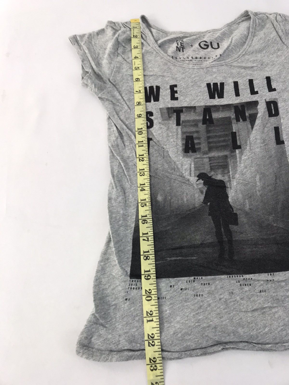 Japanese Brand Vintage Japanese Brand We Will Stand Tall Intent Printed Tee Size XS / US 0-2 / IT 36-38 - 6 Thumbnail
