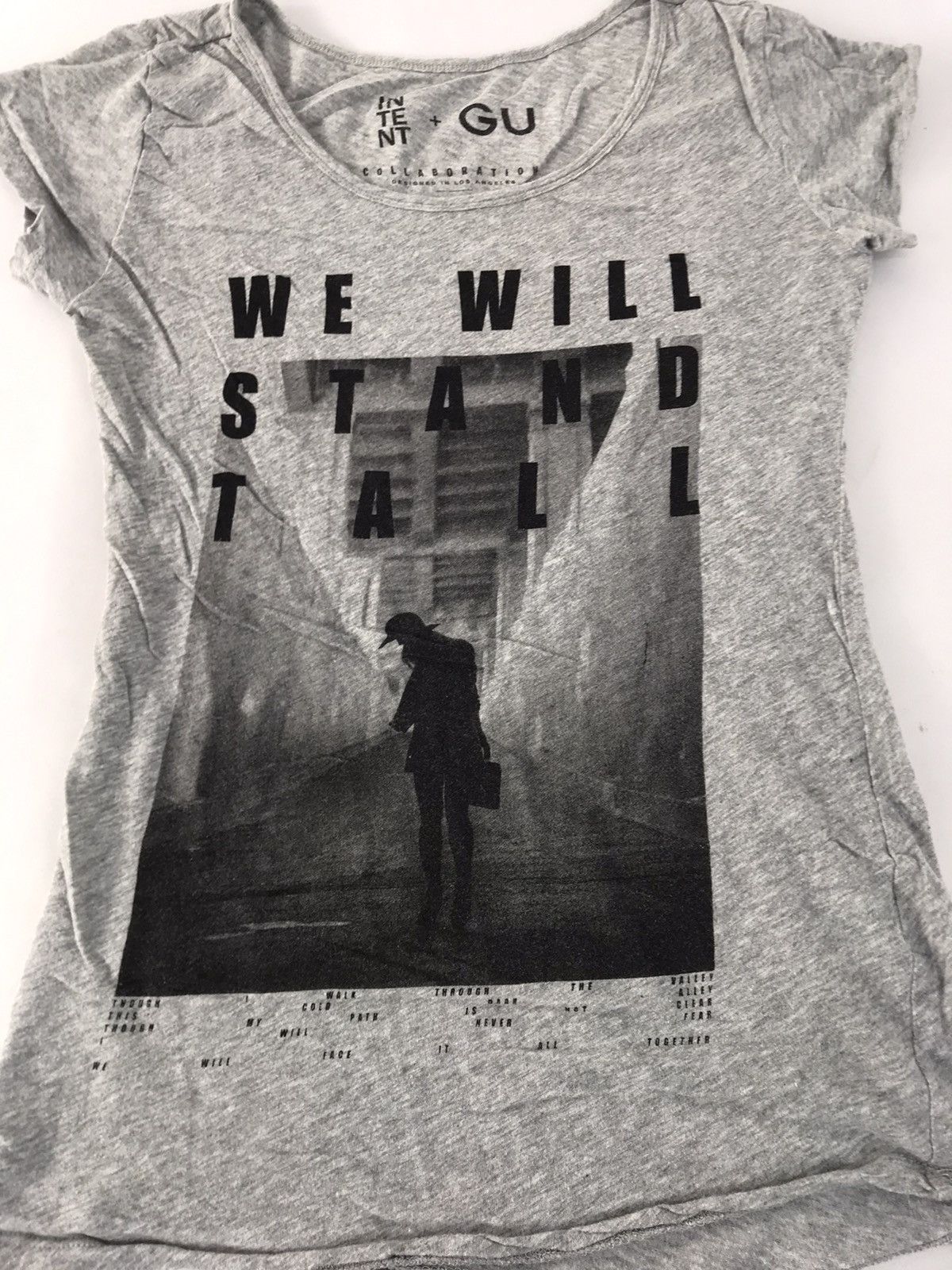 Japanese Brand Vintage Japanese Brand We Will Stand Tall Intent Printed Tee Size XS / US 0-2 / IT 36-38 - 3 Thumbnail