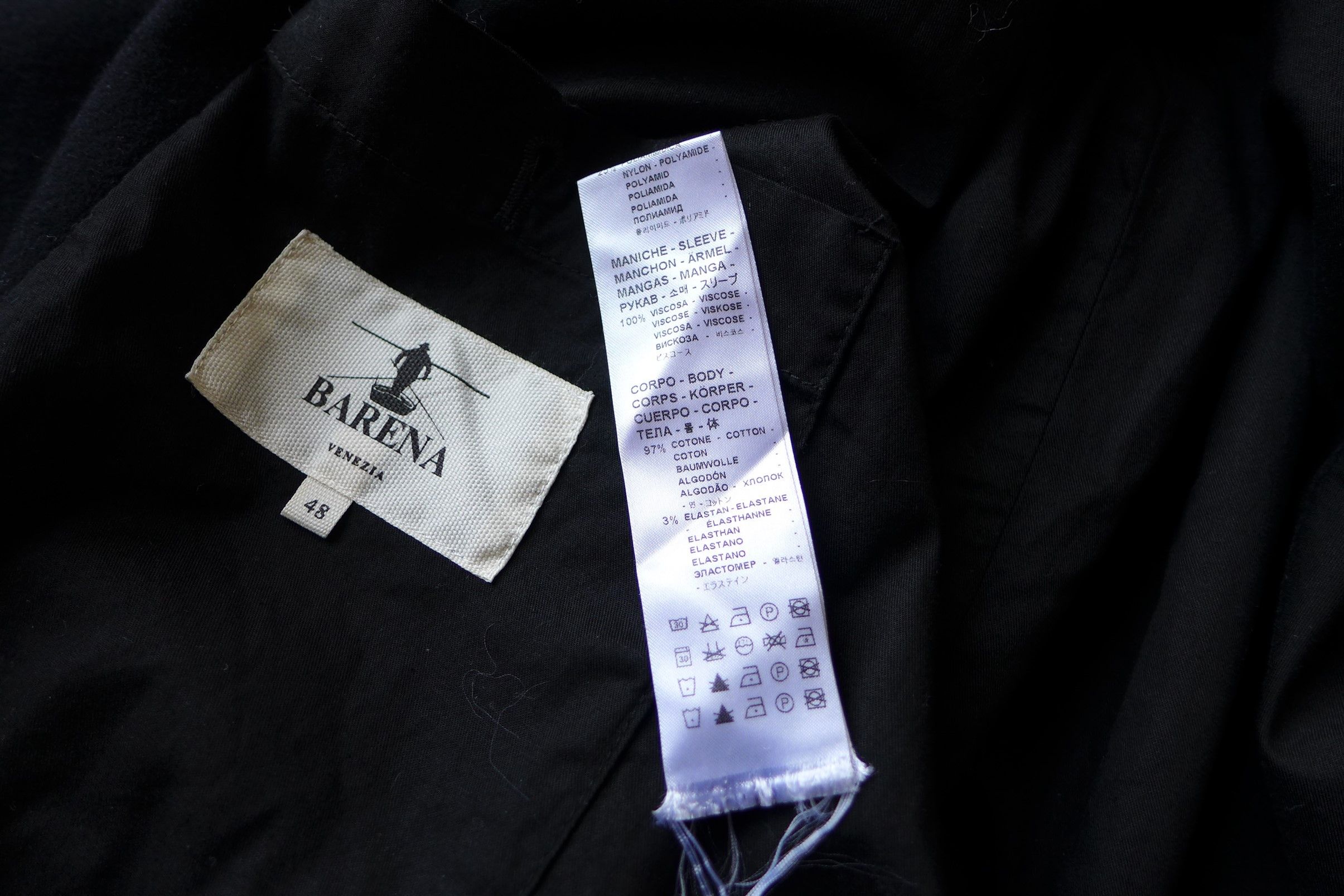 Barena Barena Ganga Coat - Black Wool Size US M / EU 48-50 / 2 - 16 Thumbnail