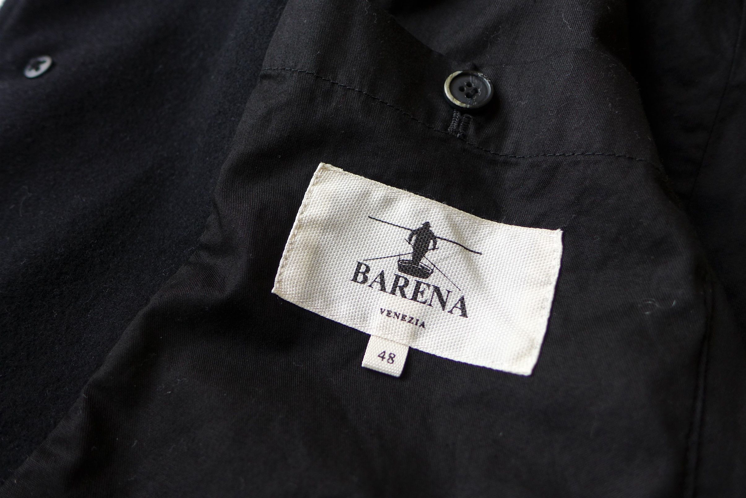 Barena Barena Ganga Coat - Black Wool Size US M / EU 48-50 / 2 - 14 Thumbnail