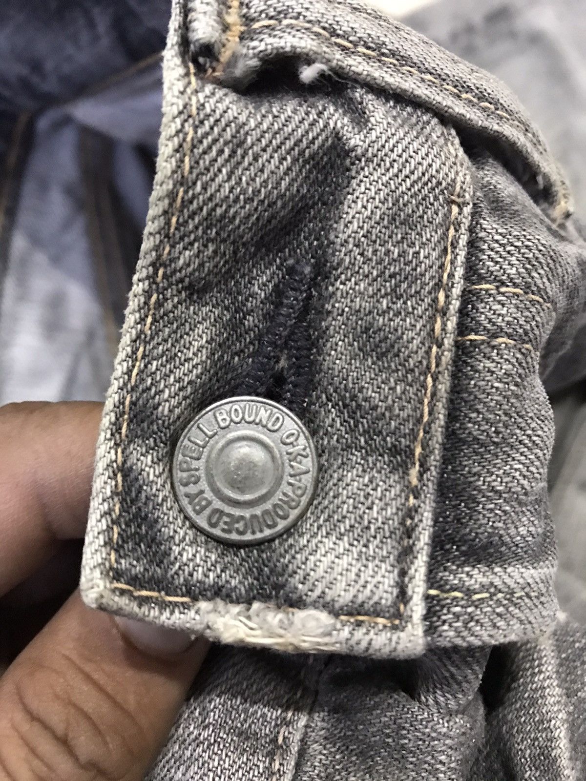 OMNIGOD × Spellbound Made In Japan Spellbound Distressed Denim Jeans Size US 32 / EU 48 - 10 Thumbnail
