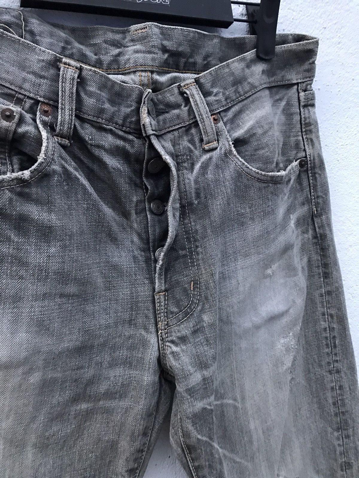 OMNIGOD × Spellbound Made In Japan Spellbound Distressed Denim Jeans Size US 32 / EU 48 - 5 Thumbnail