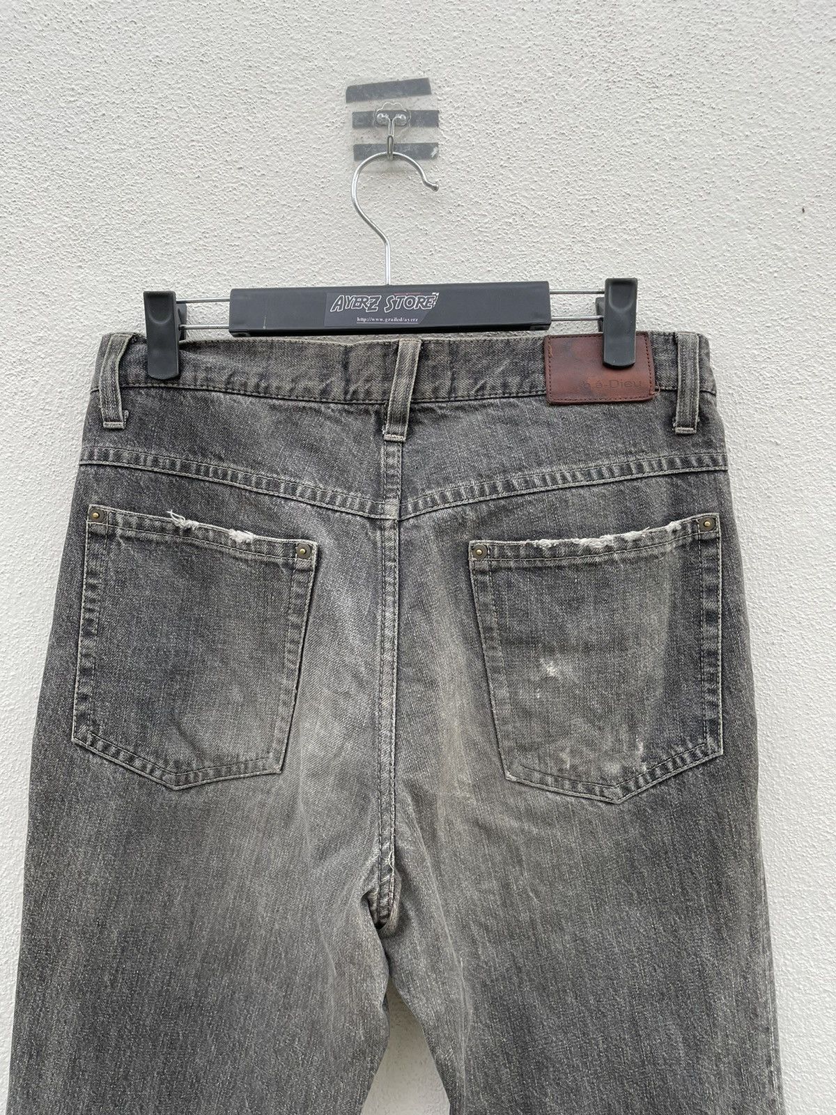 Japanese Brand B.a- Dieu Distressed Denim Jeans Size US 31 - 12 Thumbnail
