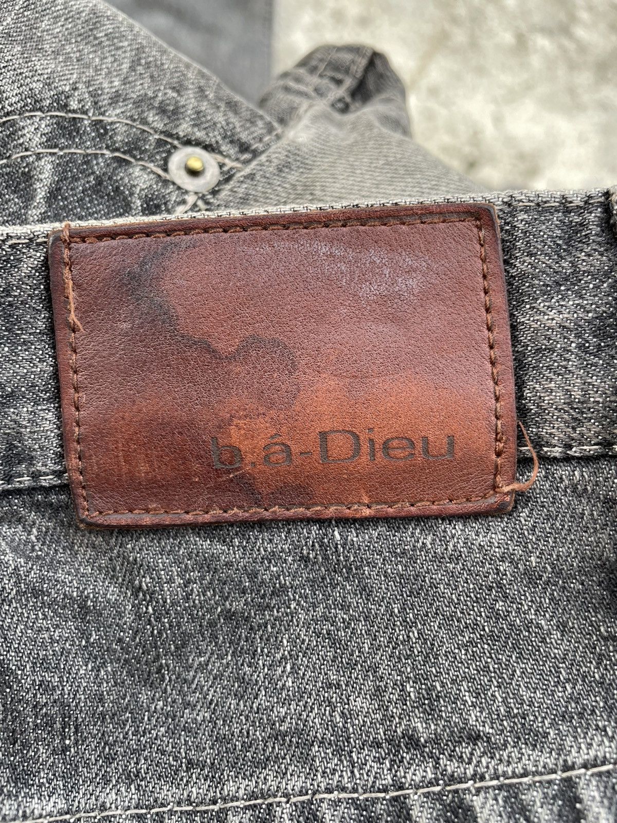 Japanese Brand B.a- Dieu Distressed Denim Jeans Size US 31 - 16 Thumbnail
