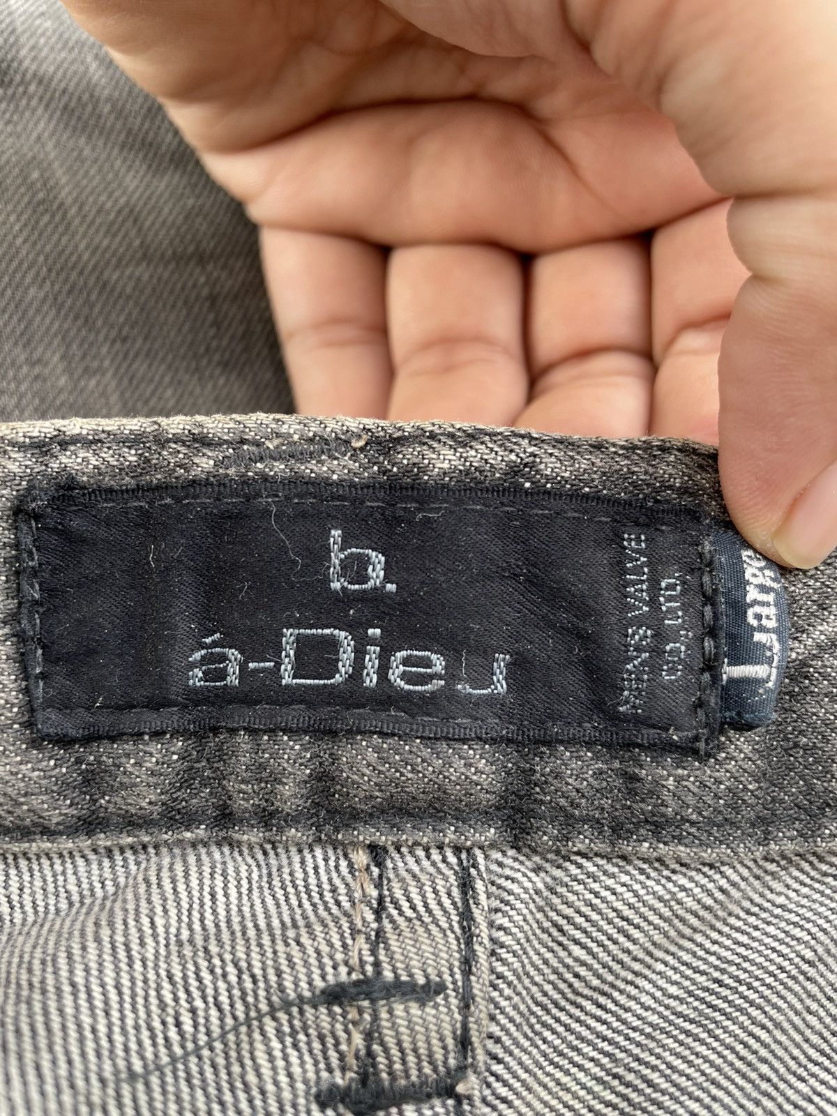 Japanese Brand B.a- Dieu Distressed Denim Jeans Size US 31 - 17 Thumbnail