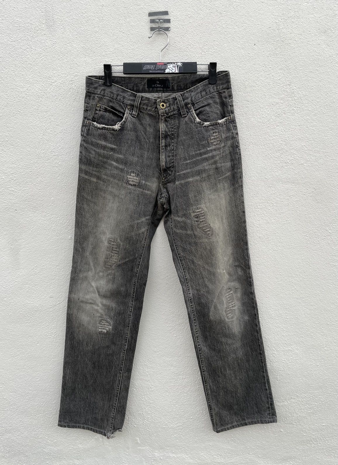 Japanese Brand B.a- Dieu Distressed Denim Jeans Size US 31 - 1 Thumbnail